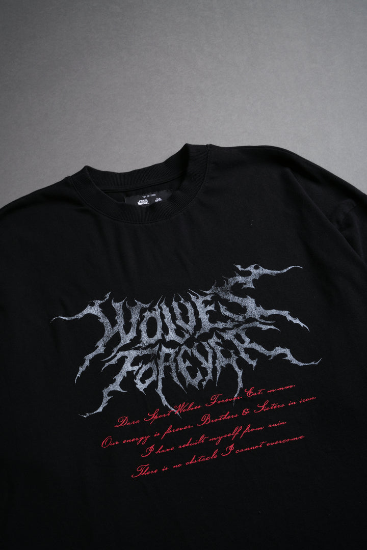 Scorched "Premium" Oversized Tee in Black