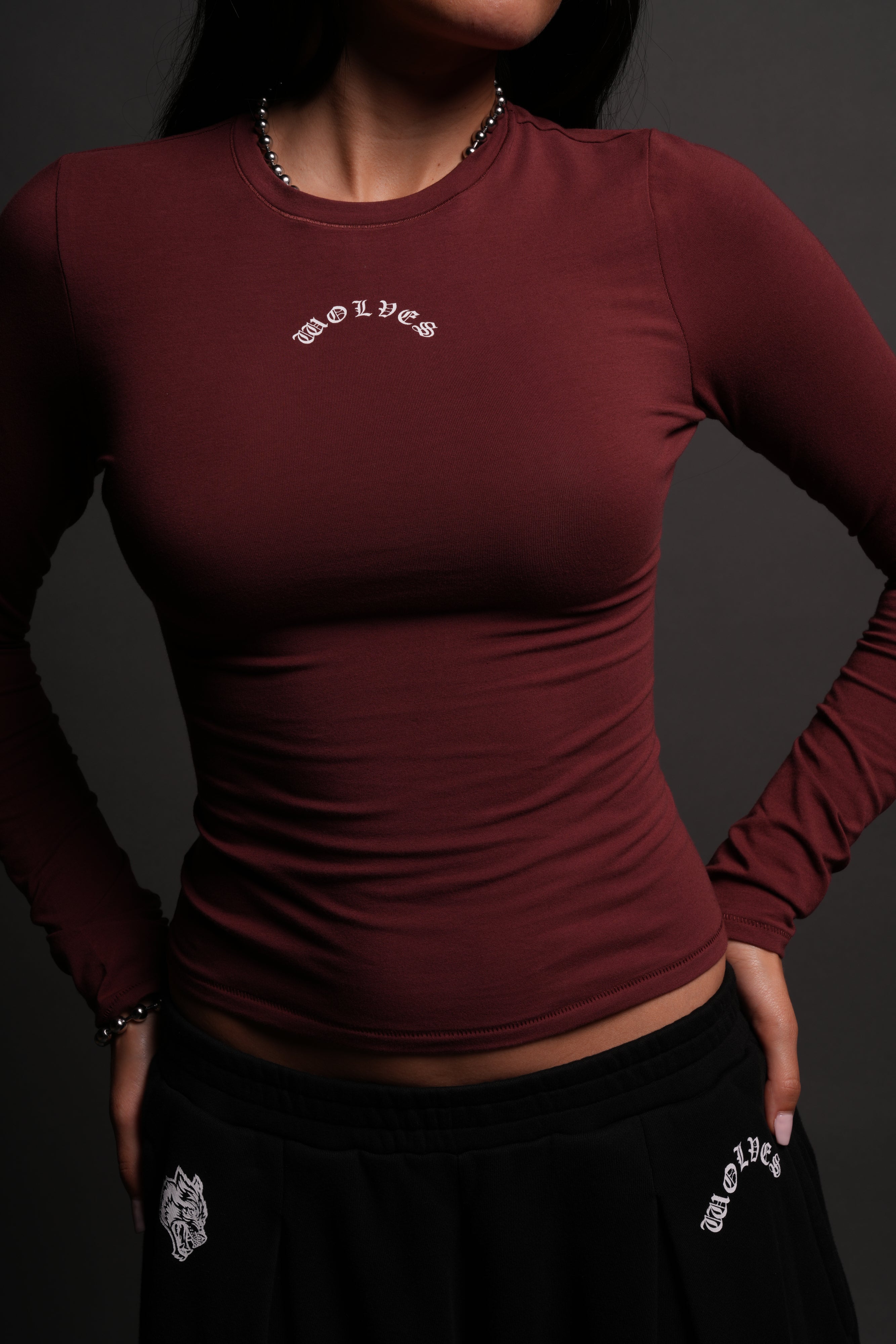 Chopper "Eden" L/S Tee in Oxblood