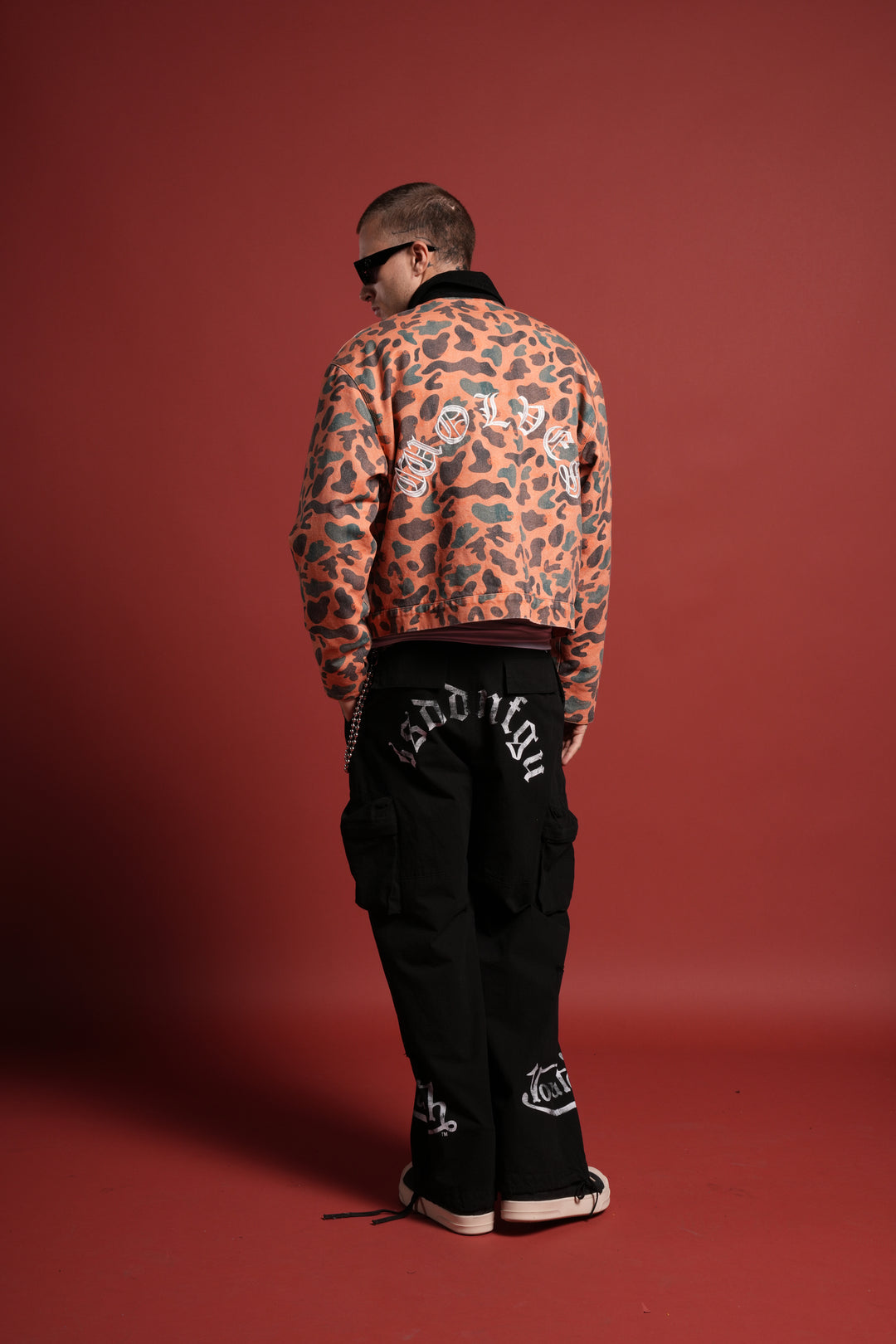 VD Chopper Earl Jacket in DSVD Orange Spot Camo