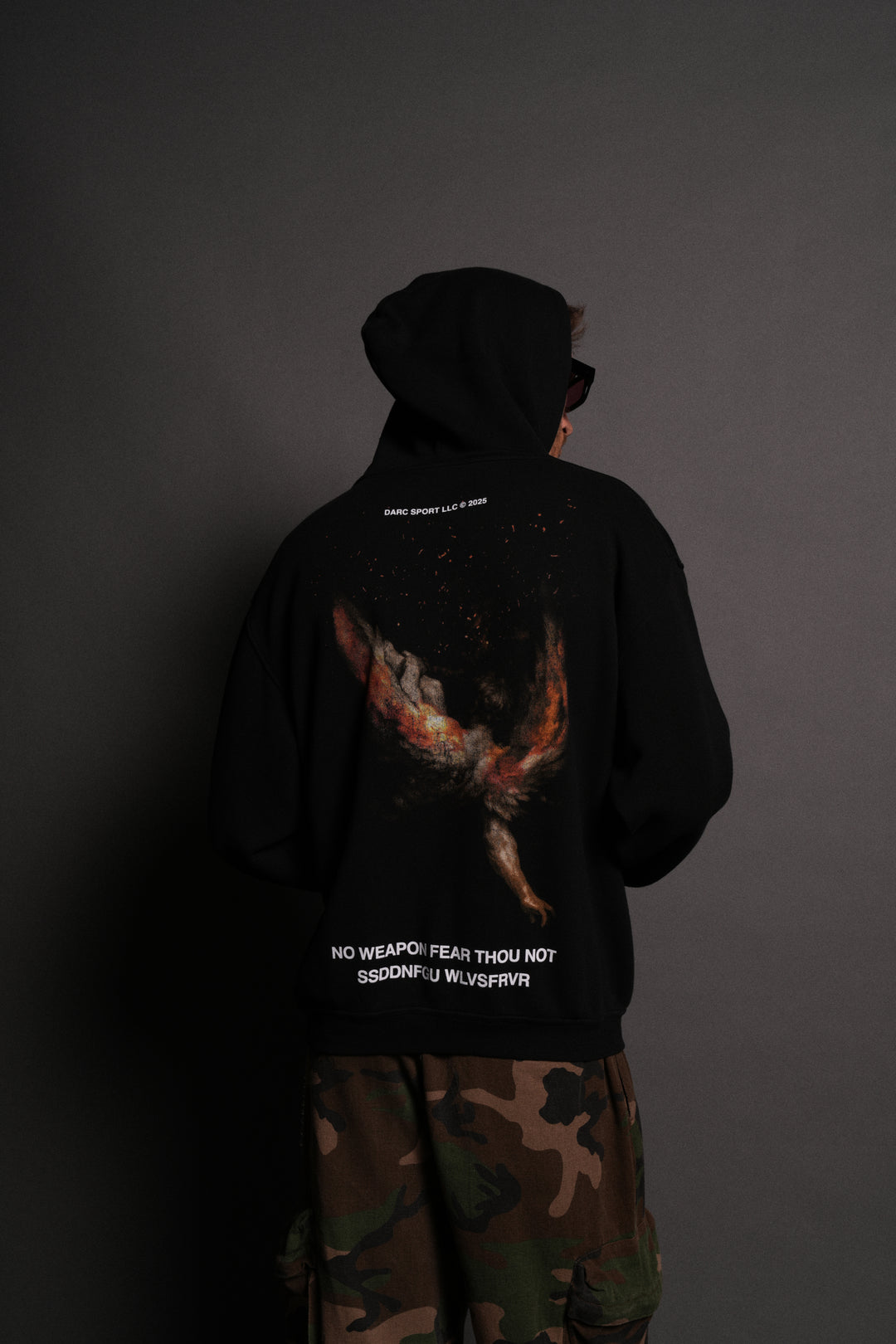 Casted Out "Pierce" Hoodie in Black