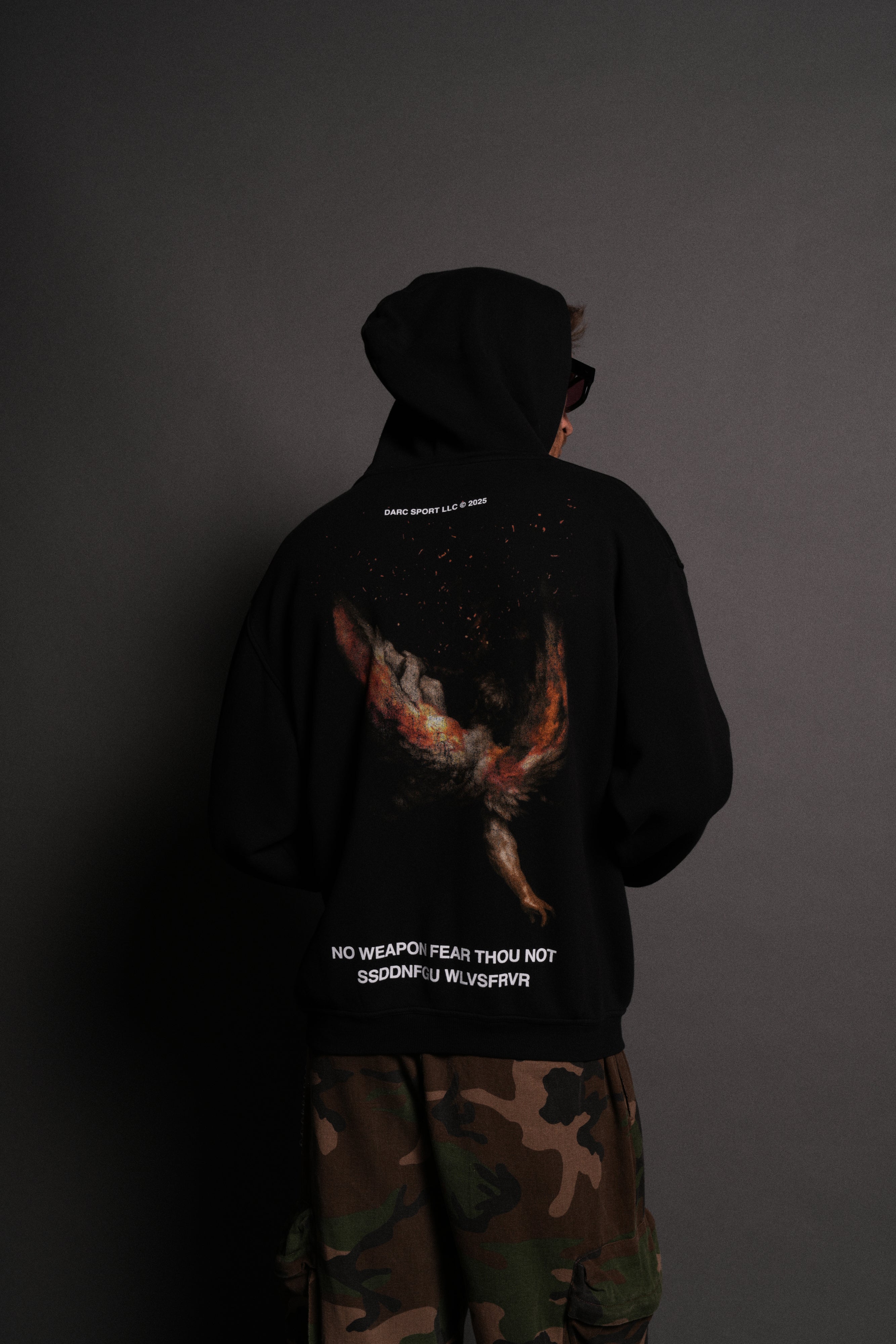 Casted Out "Pierce" Hoodie in Black