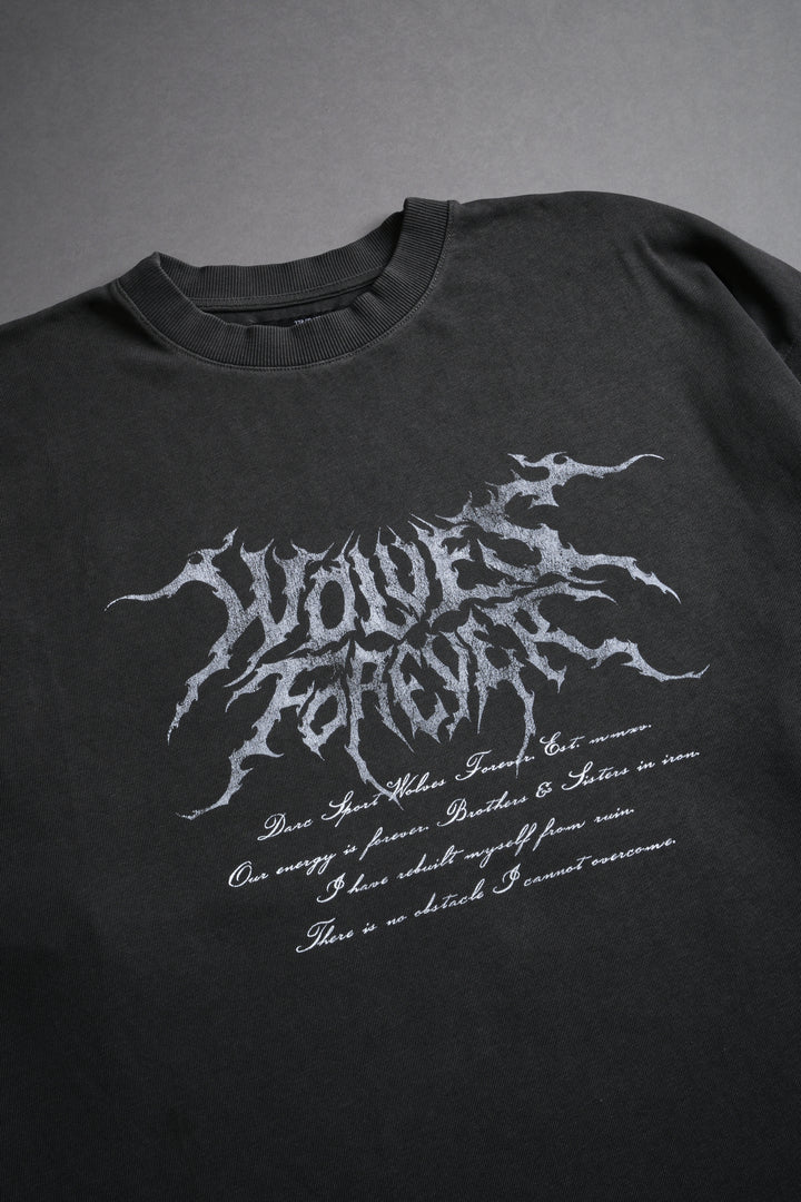 Scorched "Premium" Oversized Tee in Wolf Gray