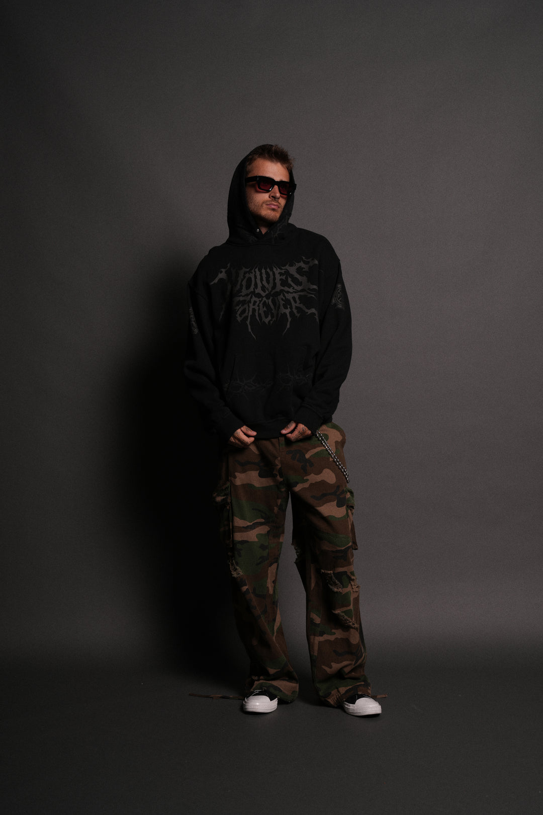 Surrounded by Thorns "Pierce" Hoodie in Black