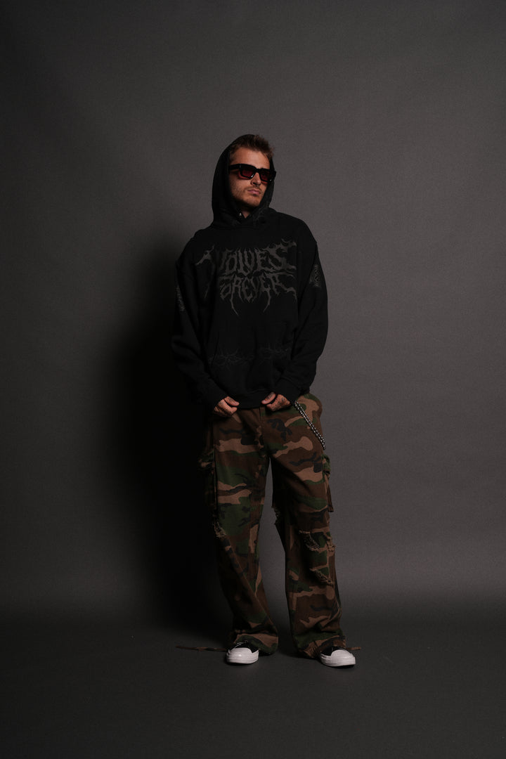 Surrounded by Thorns "Pierce" Hoodie in Black