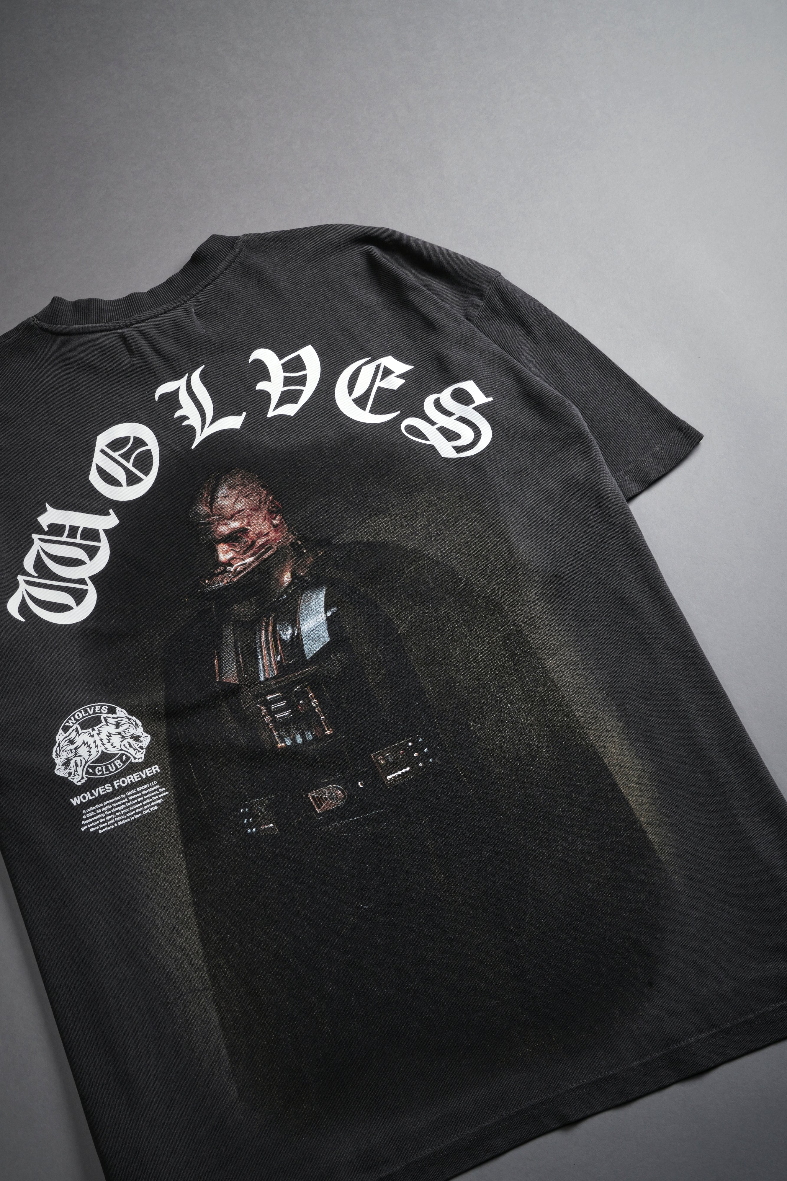 Scorched "Premium" Oversized Tee in Wolf Gray