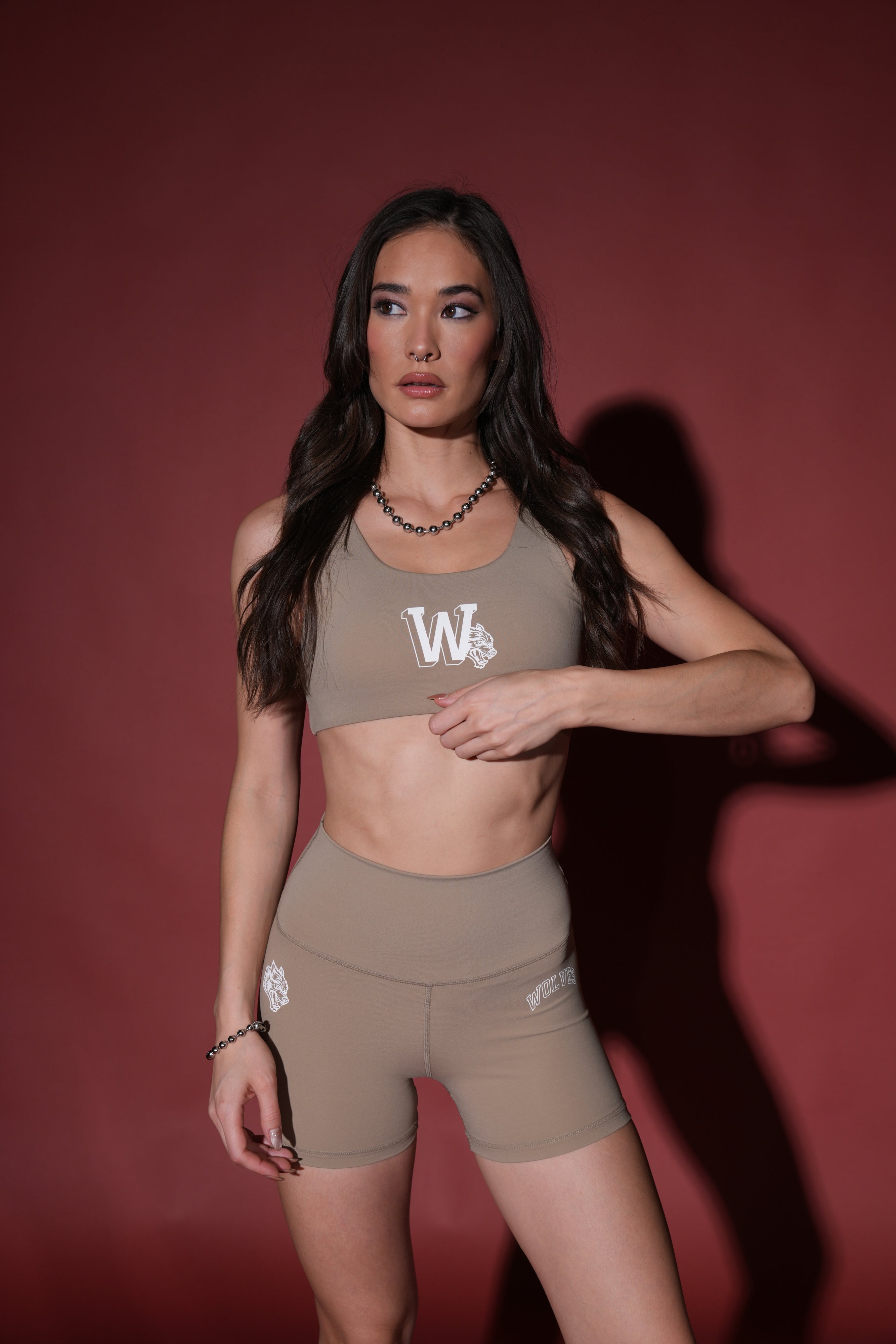 Loyalty V3 "Energy" Pump Shorts in Taupe