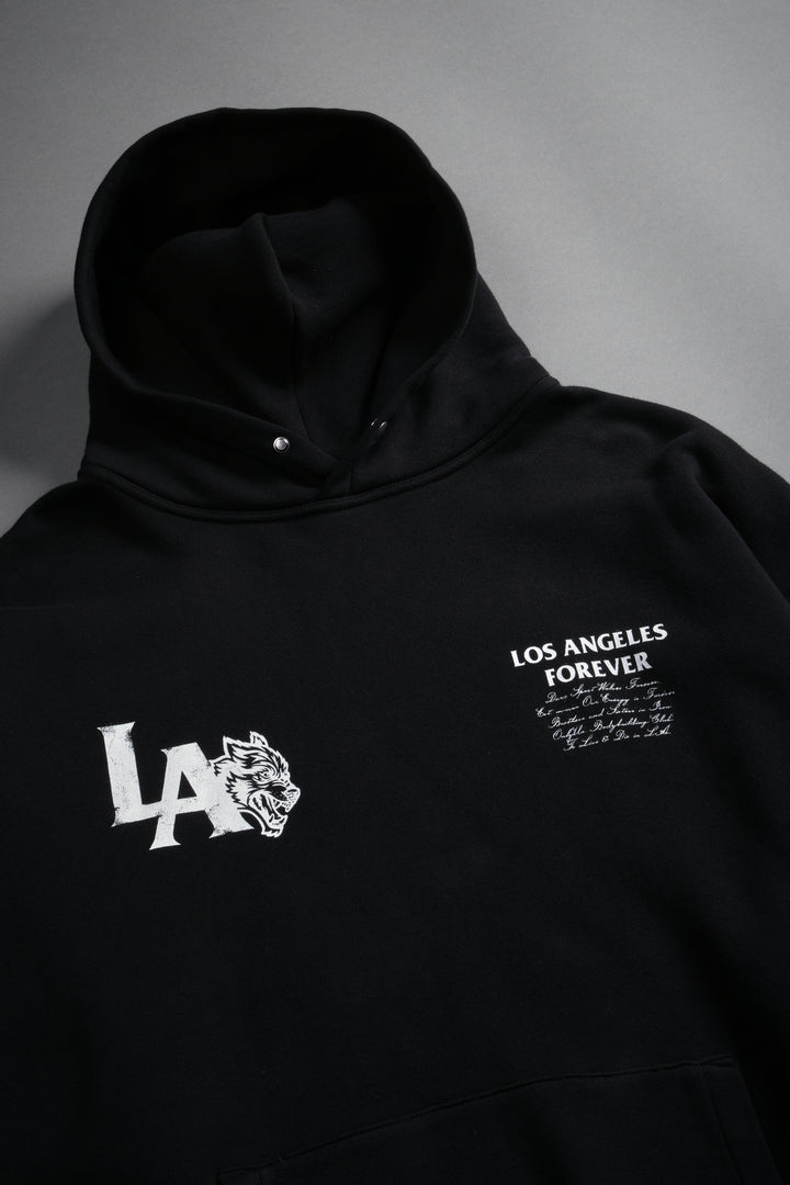 La Wolves V2 Pierce Hoodie in Black