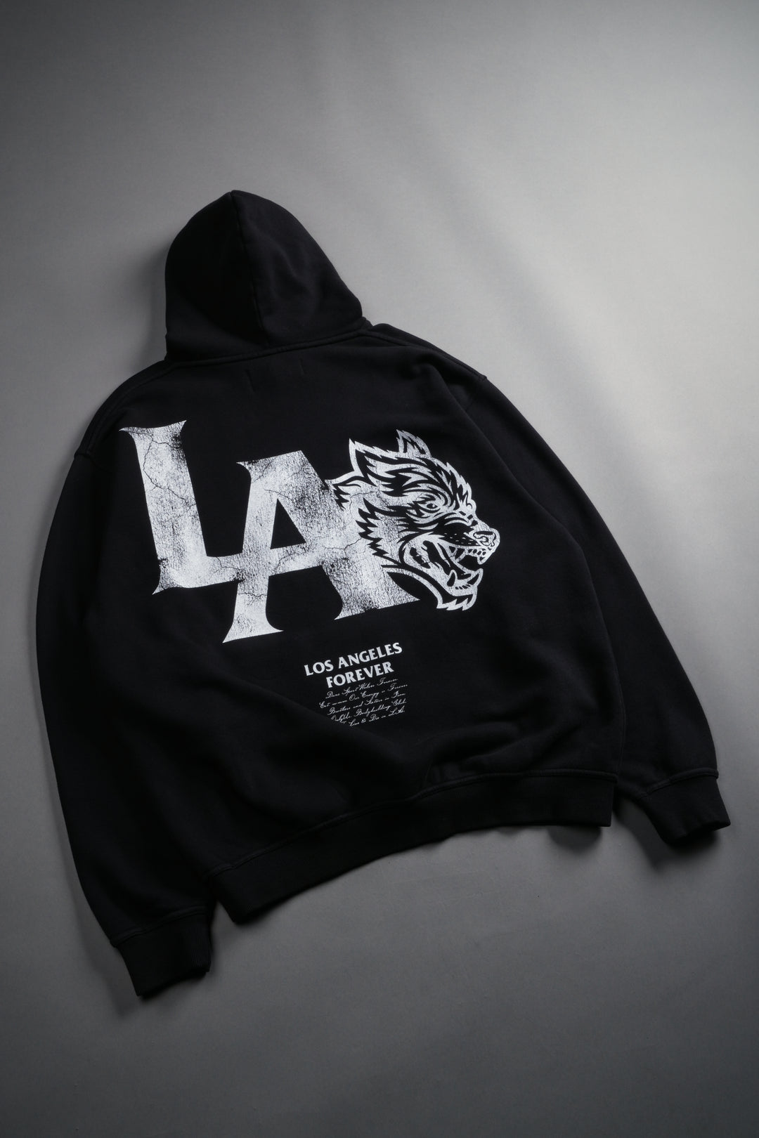 La Wolves V2 Pierce Hoodie in Black