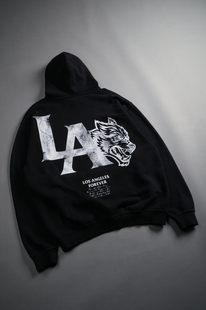 La Wolves V2 Pierce Hoodie in Black