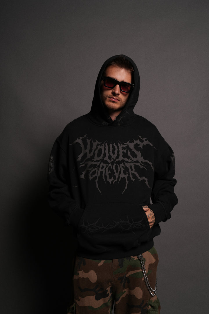 Surrounded by Thorns "Pierce" Hoodie in Black