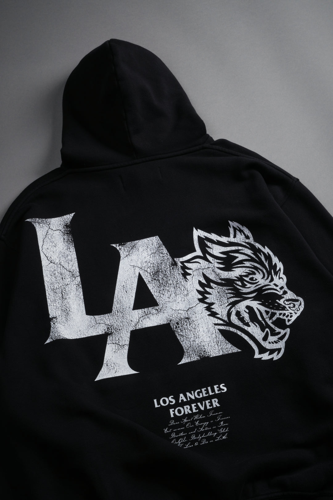 La Wolves V2 Pierce Hoodie in Black
