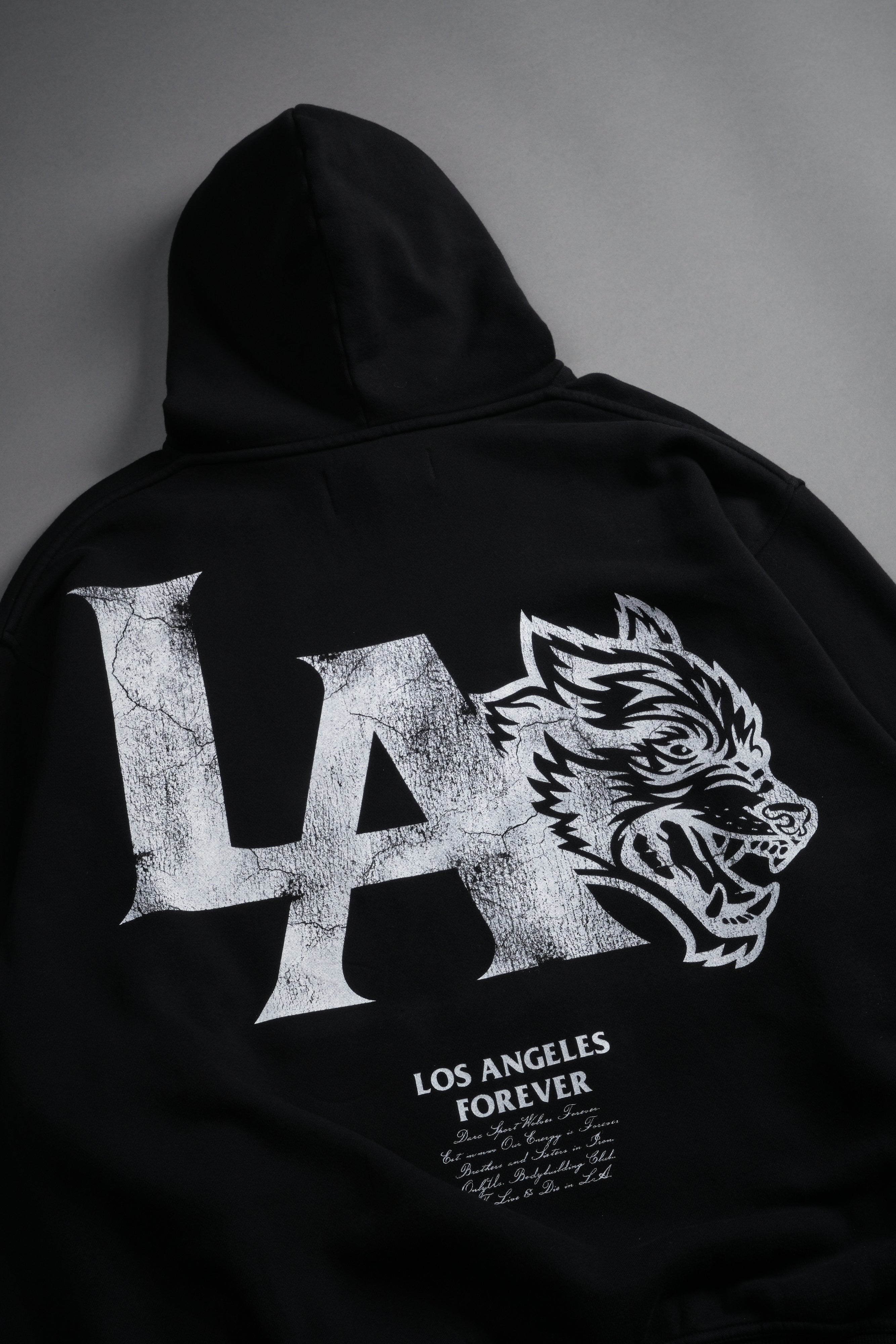 La Wolves V2 Pierce Hoodie in Black