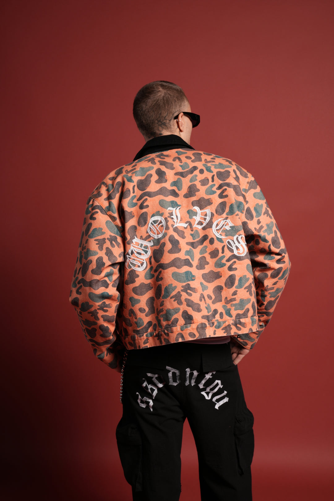 VD Chopper Earl Jacket in DSVD Orange Spot Camo