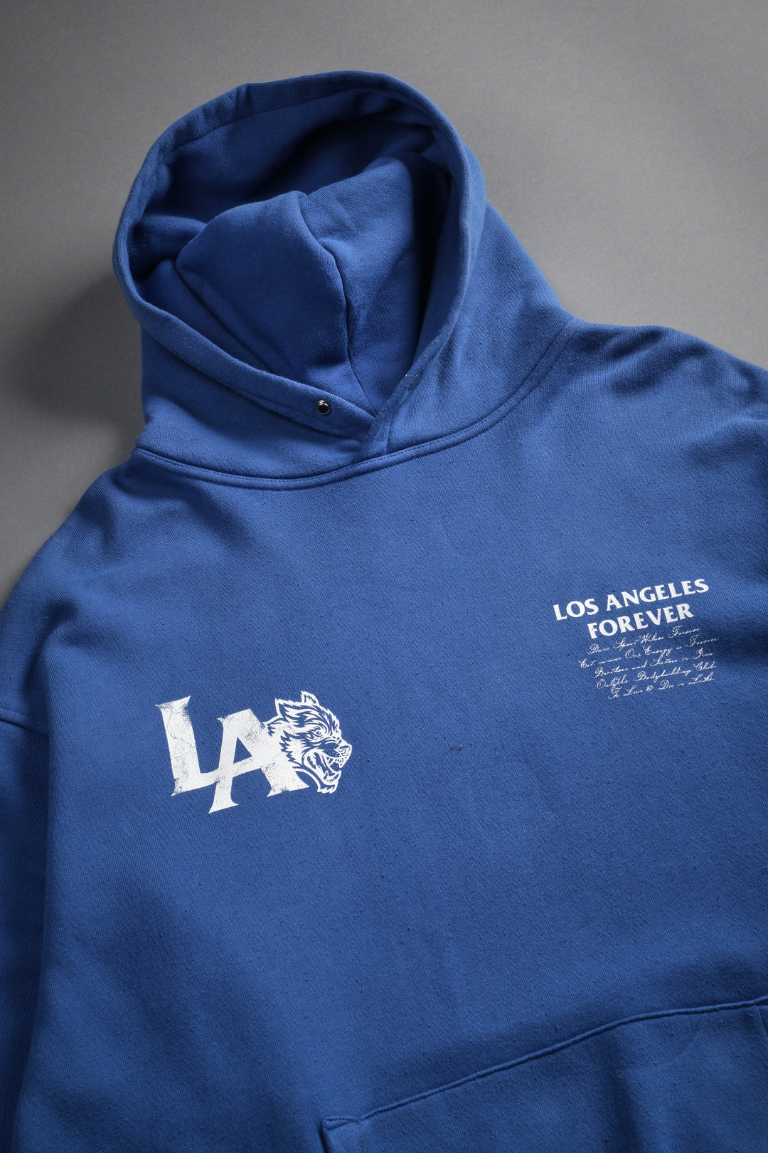 La Wolves V2 Pierce Hoodie La Blue