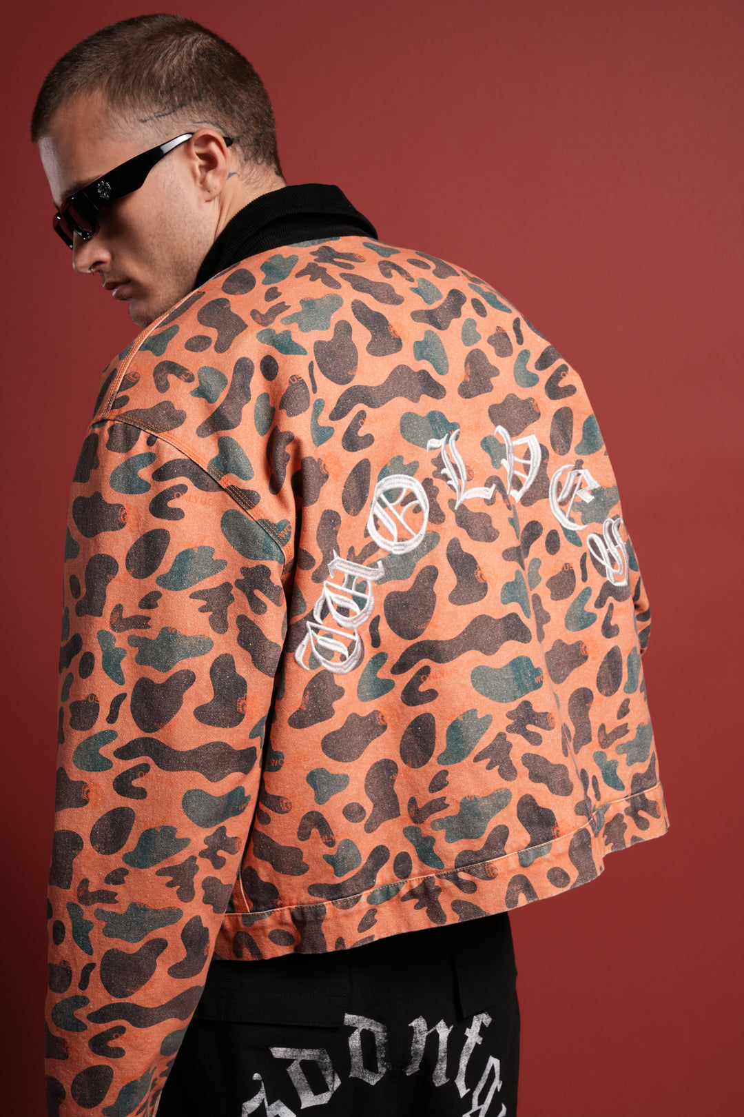 VD Chopper Earl Jacket in DSVD Orange Spot Camo