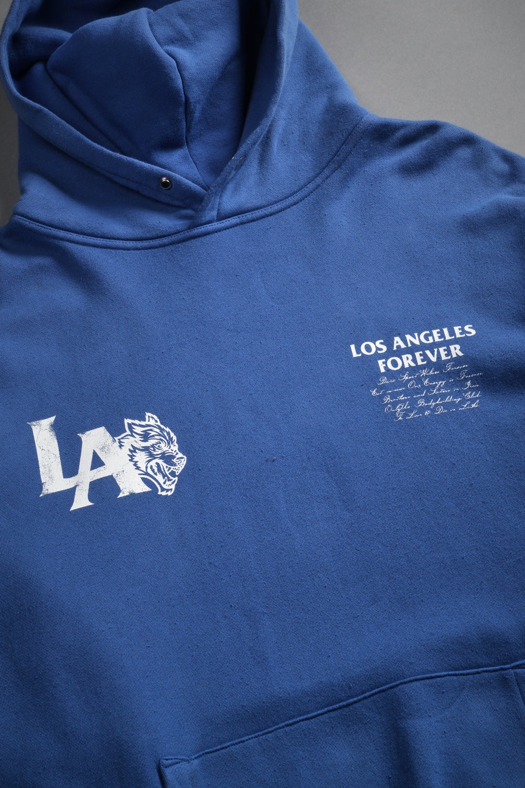 La Wolves V2 Pierce Hoodie La Blue