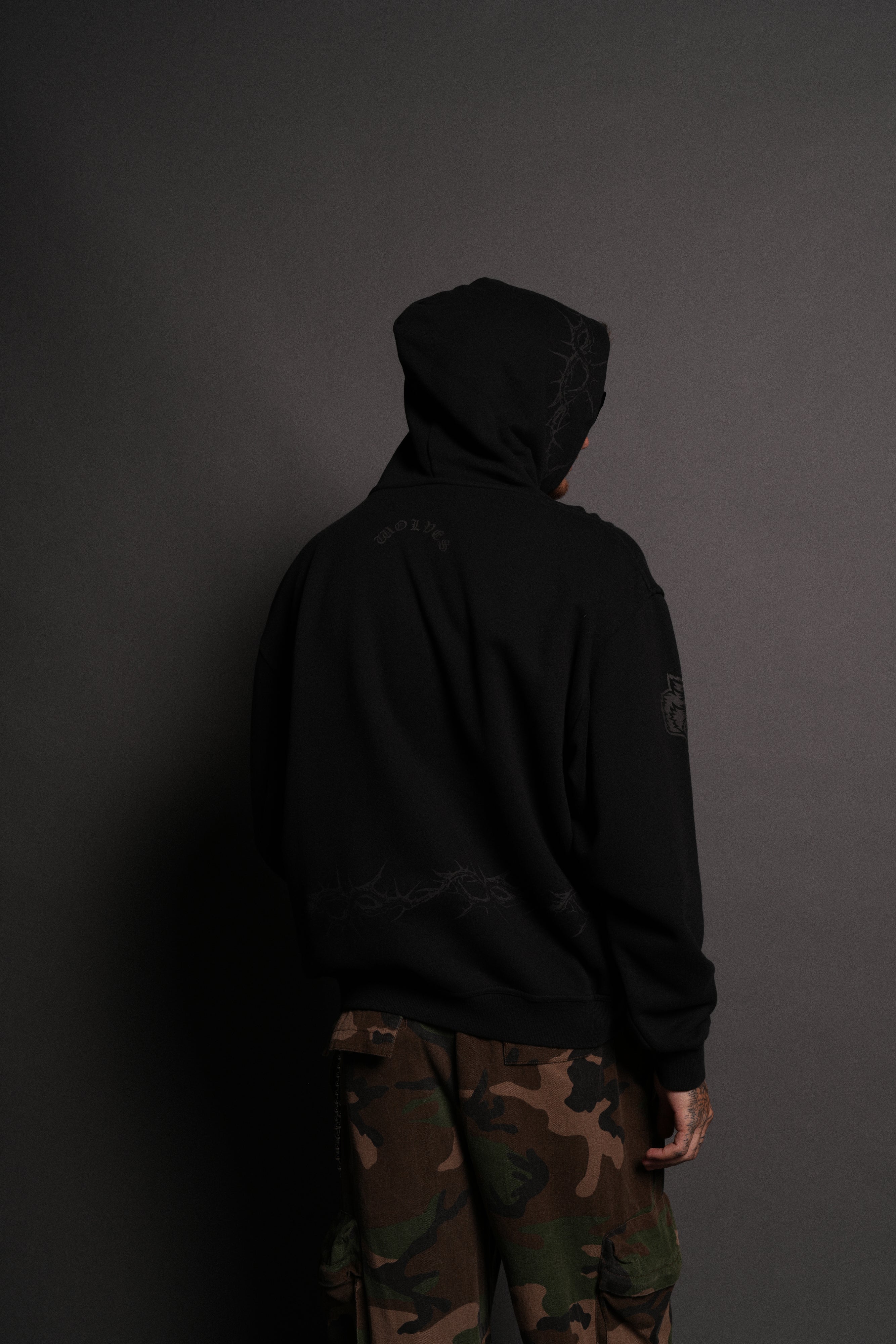 Surrounded by Thorns "Pierce" Hoodie in Black