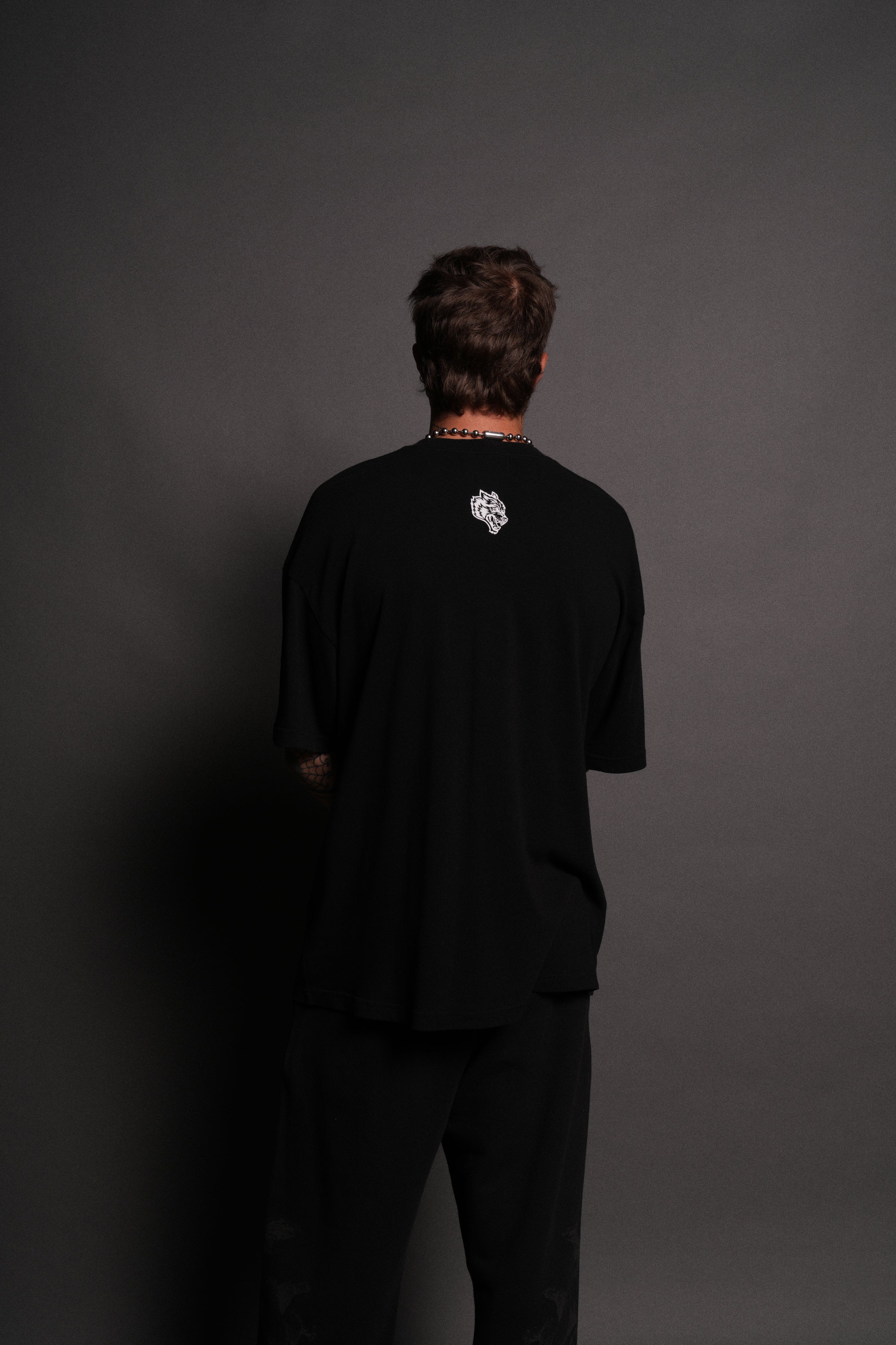 Fallen Halo Oversized "Premium" Unisex Tee in Black