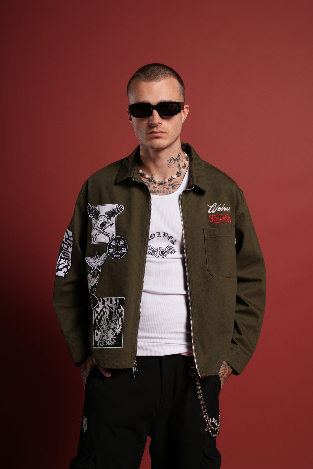 Darc Vice LS Vince Shirt in Olive