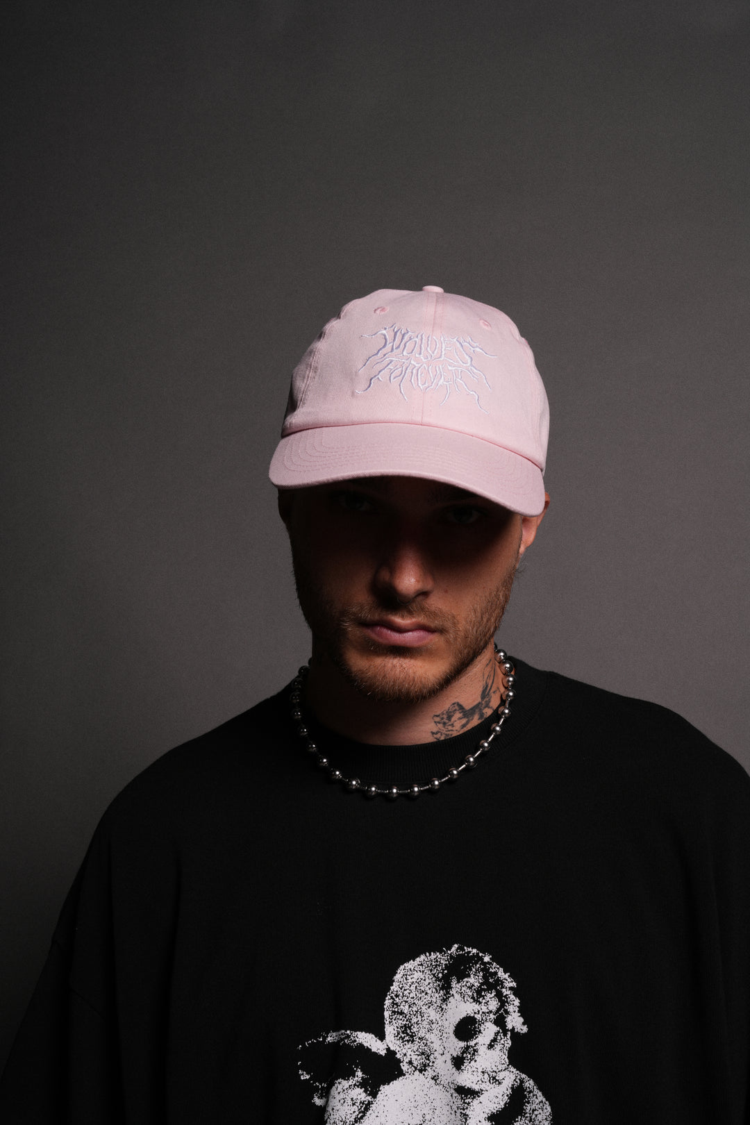 Forged From Iron Dad Hat V2 in Cloud Pink