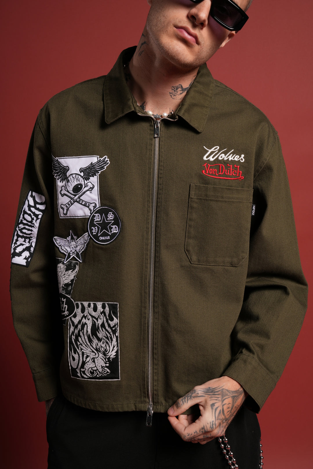 Darc Vice LS Vince Shirt in Olive