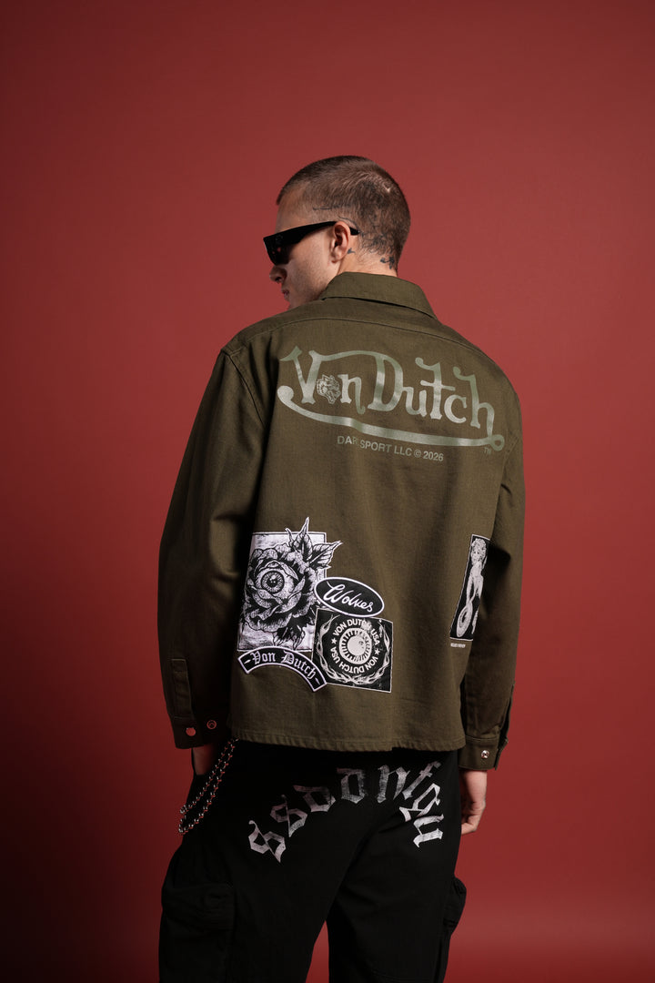 Darc Vice LS Vince Shirt in Olive