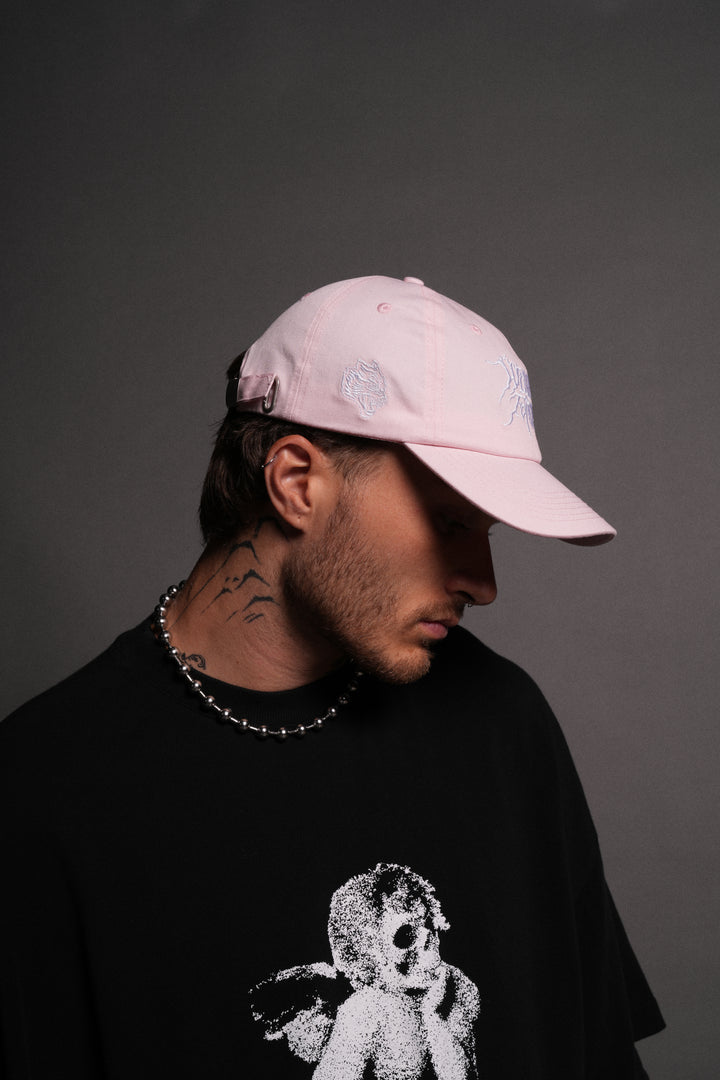 Forged From Iron Dad Hat V2 in Cloud Pink