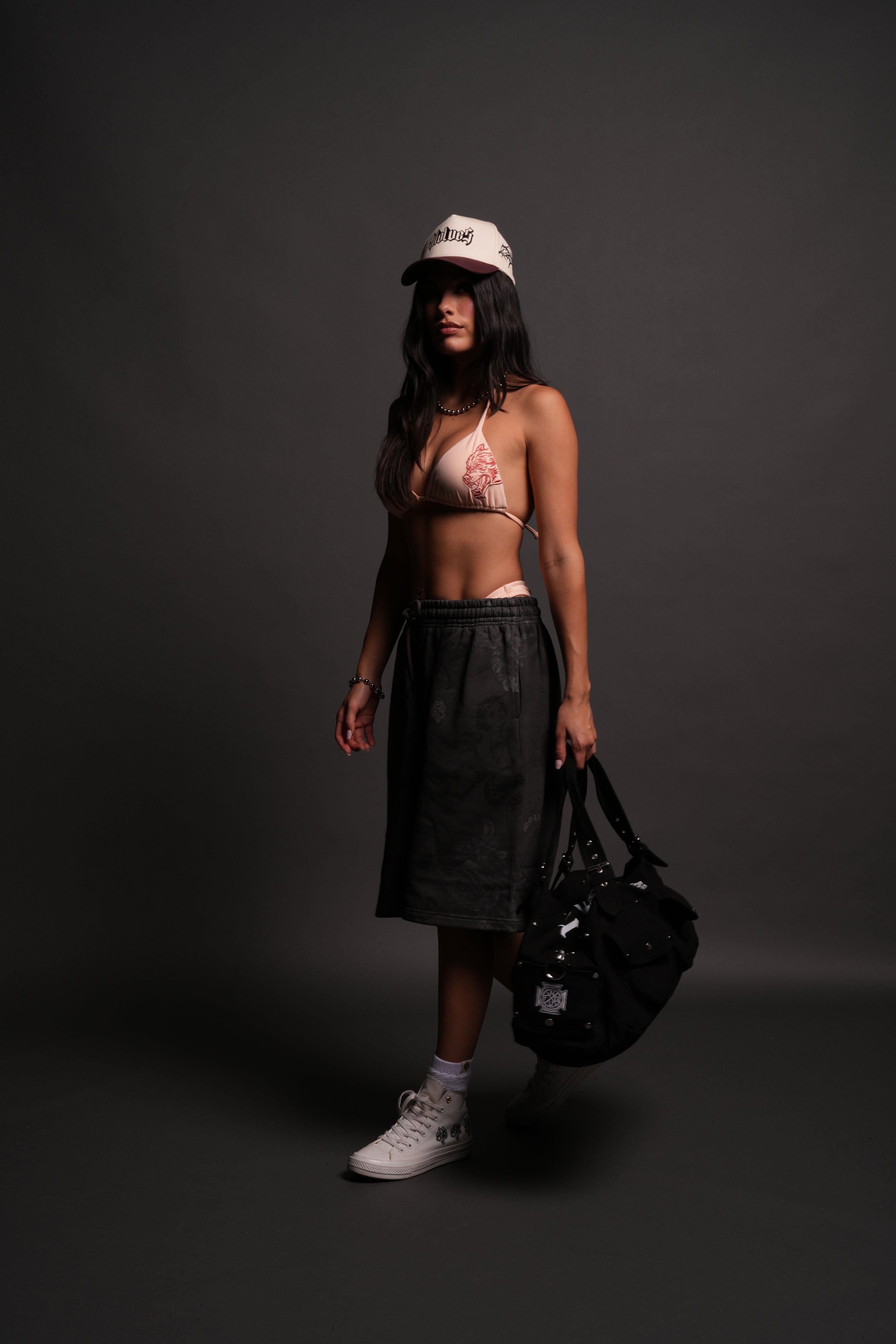 Our Mantra Duffle Shoulder Bag in Black