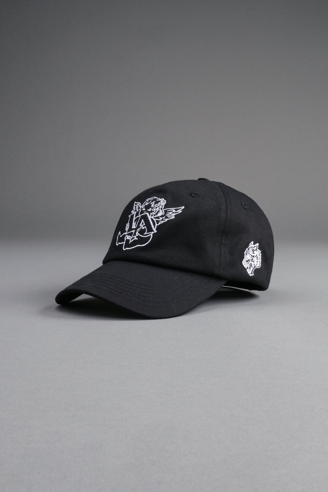 La Cherub Dad Hat (V2) in Black