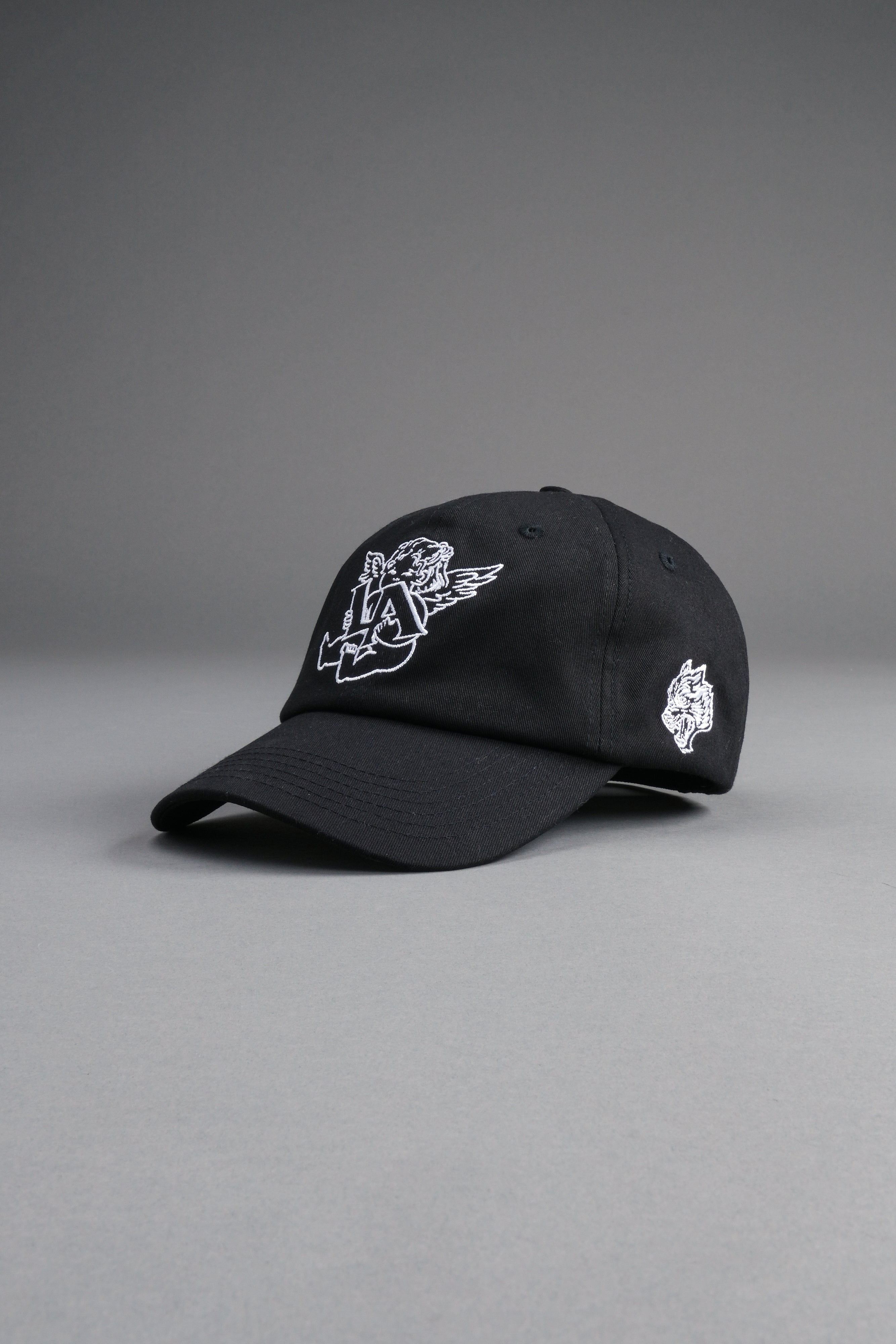 La Cherub Dad Hat (V2) in Black