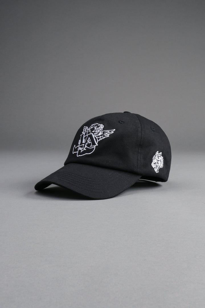 La Cherub Dad Hat (V2) in Black