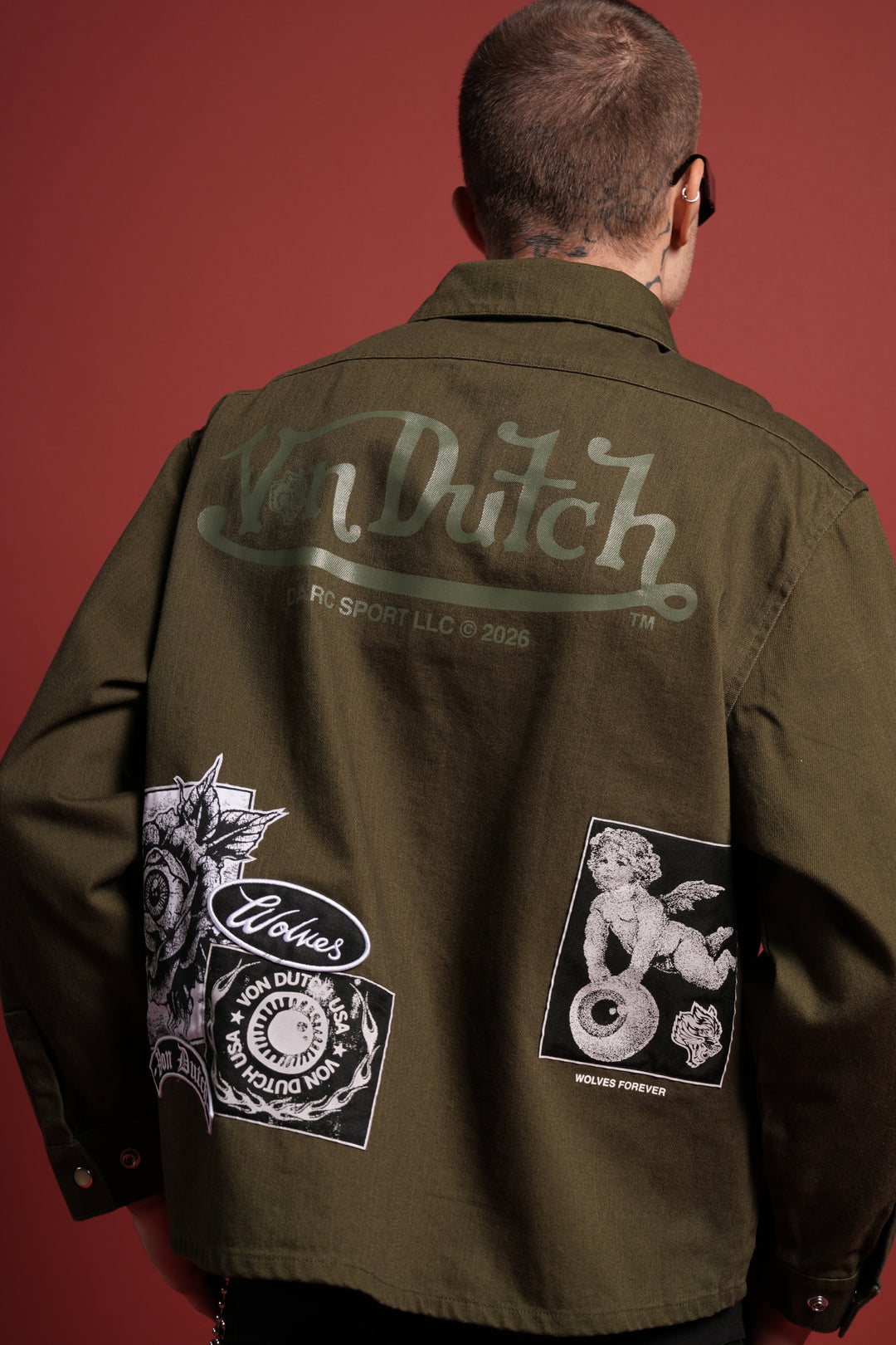 Darc Vice LS Vince Shirt in Olive