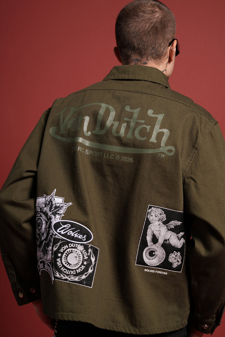 Darc Vice LS Vince Shirt in Olive