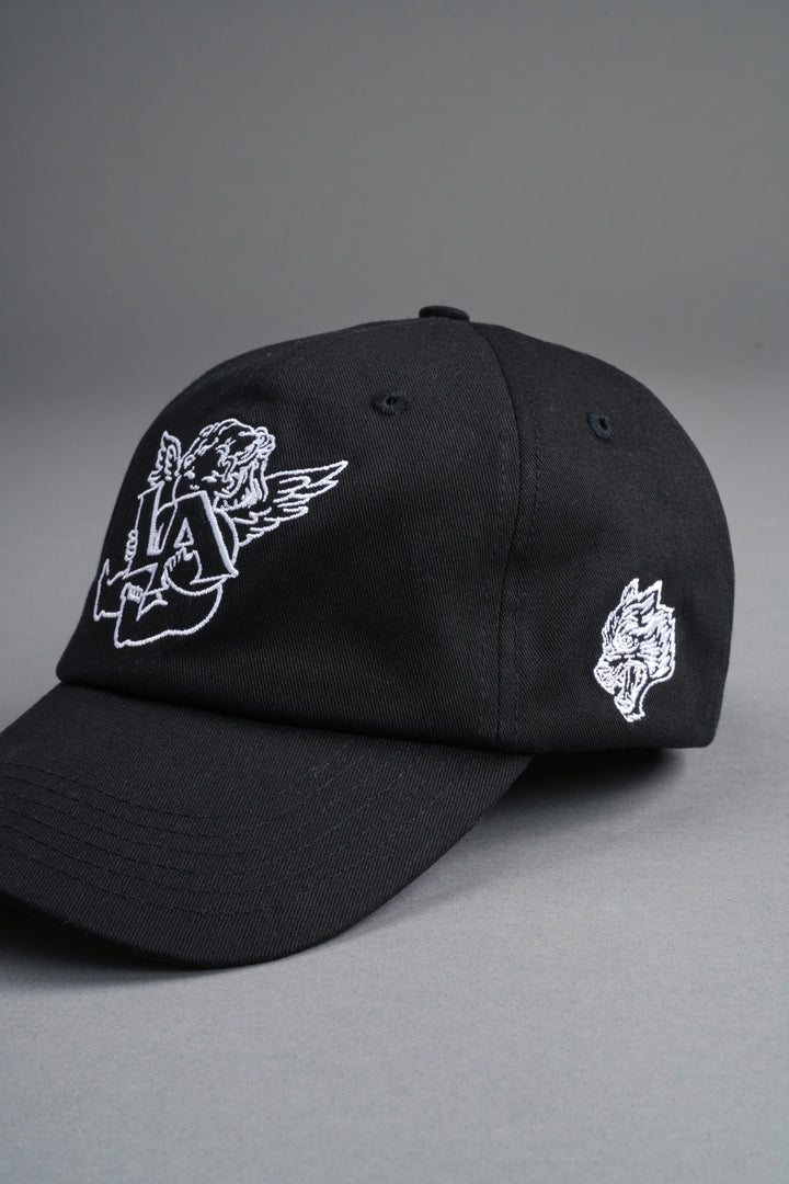 La Cherub Dad Hat (V2) in Black