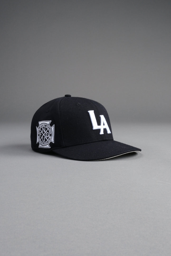 Los Angeles Forever Fitted Cap in Black