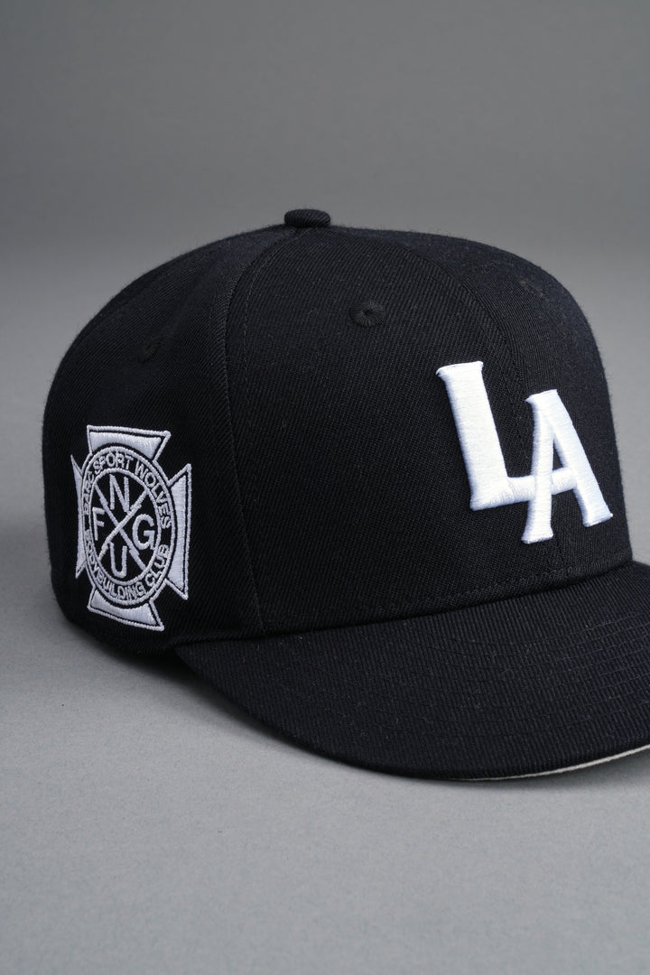 Los Angeles Forever Fitted Cap in Black