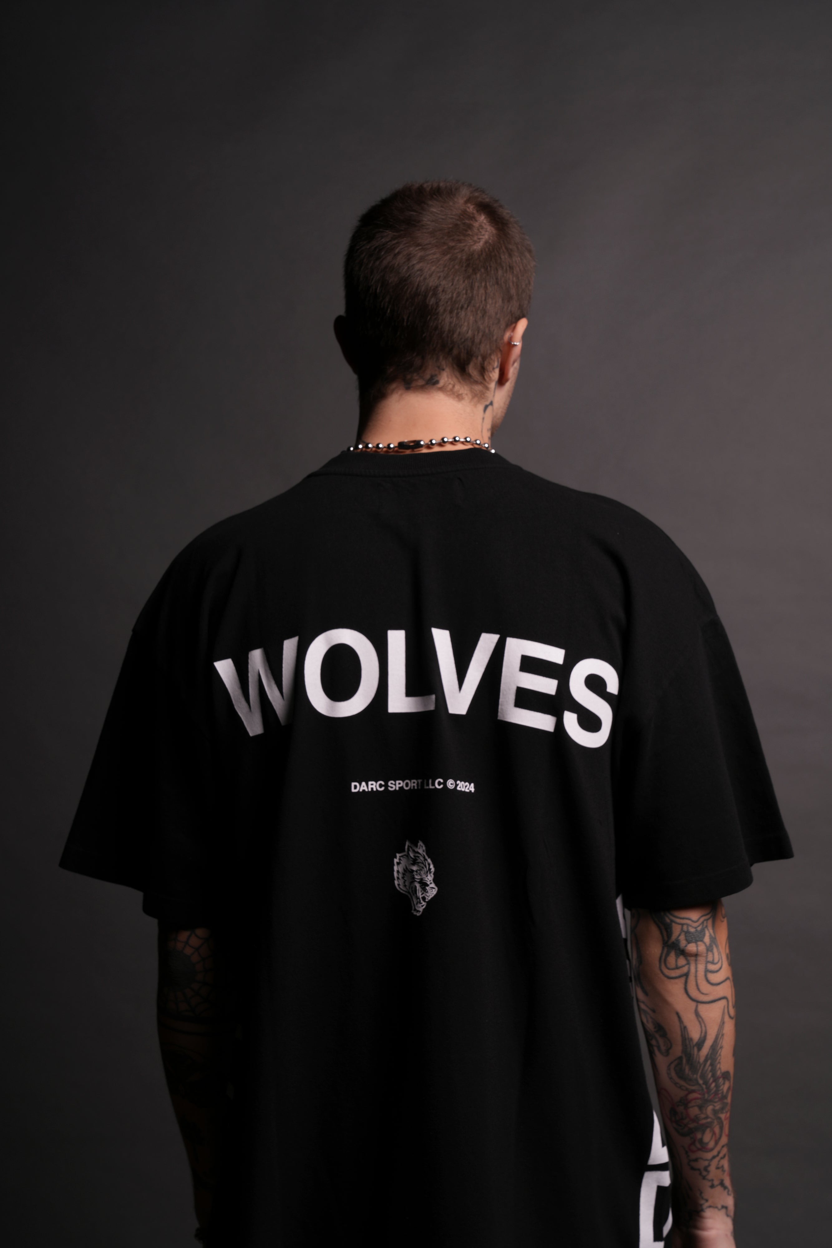 Ashen Horse "Premium" Oversized Tee in Black