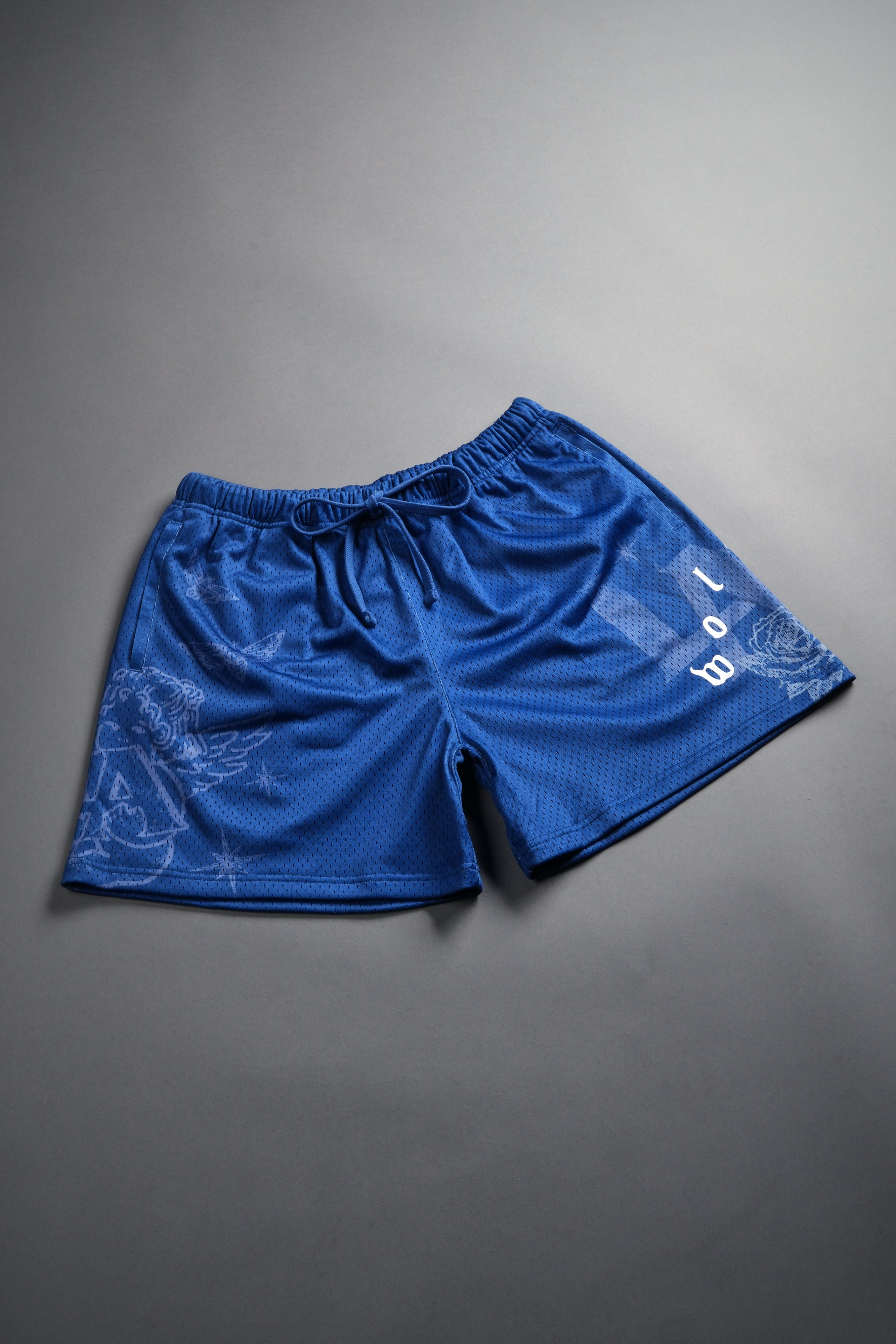 Homage To La Mesh Shorts in La Blue