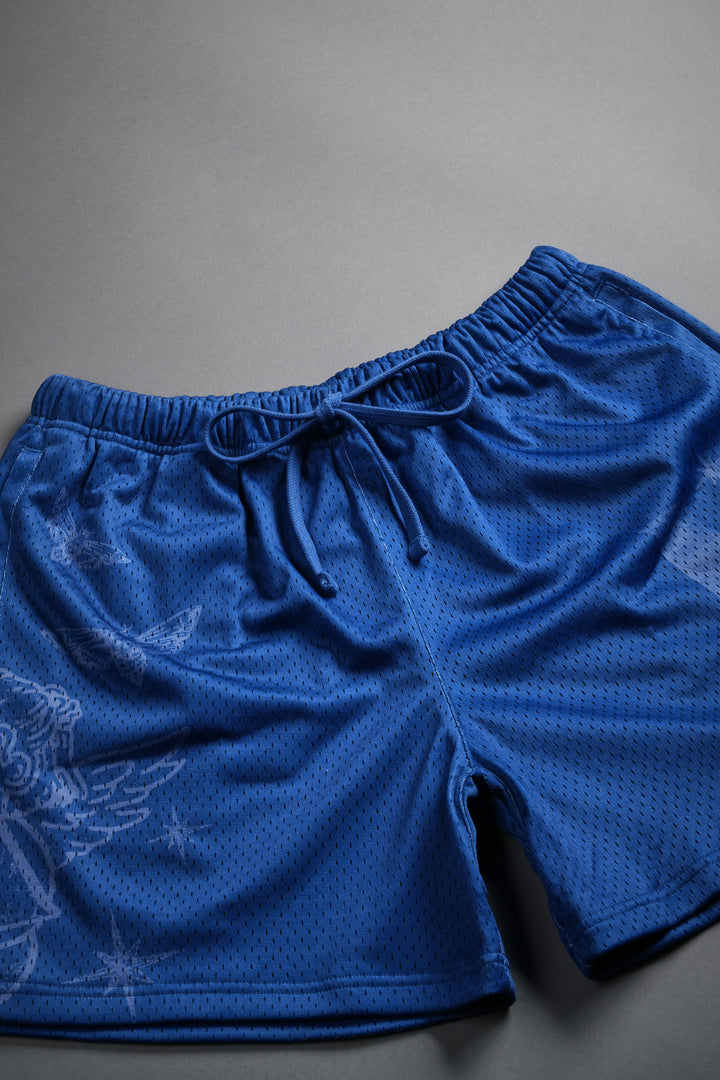Homage To La Mesh Shorts in La Blue