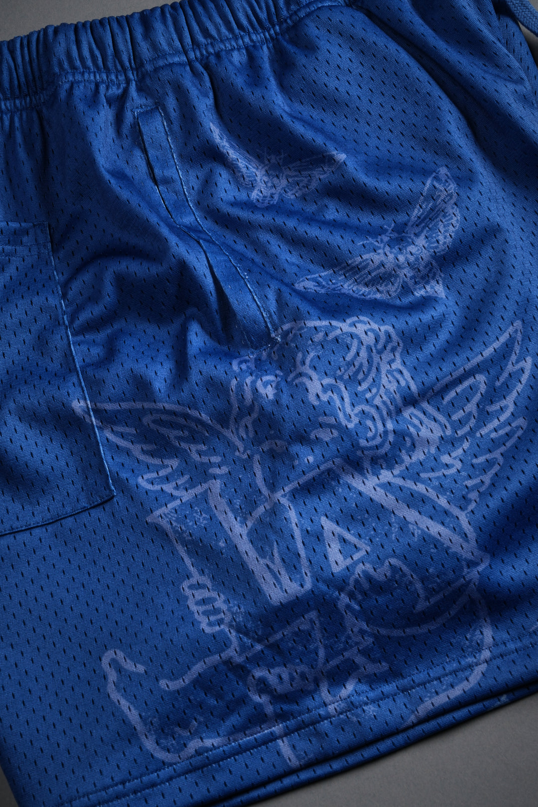 Homage To La Mesh Shorts in La Blue