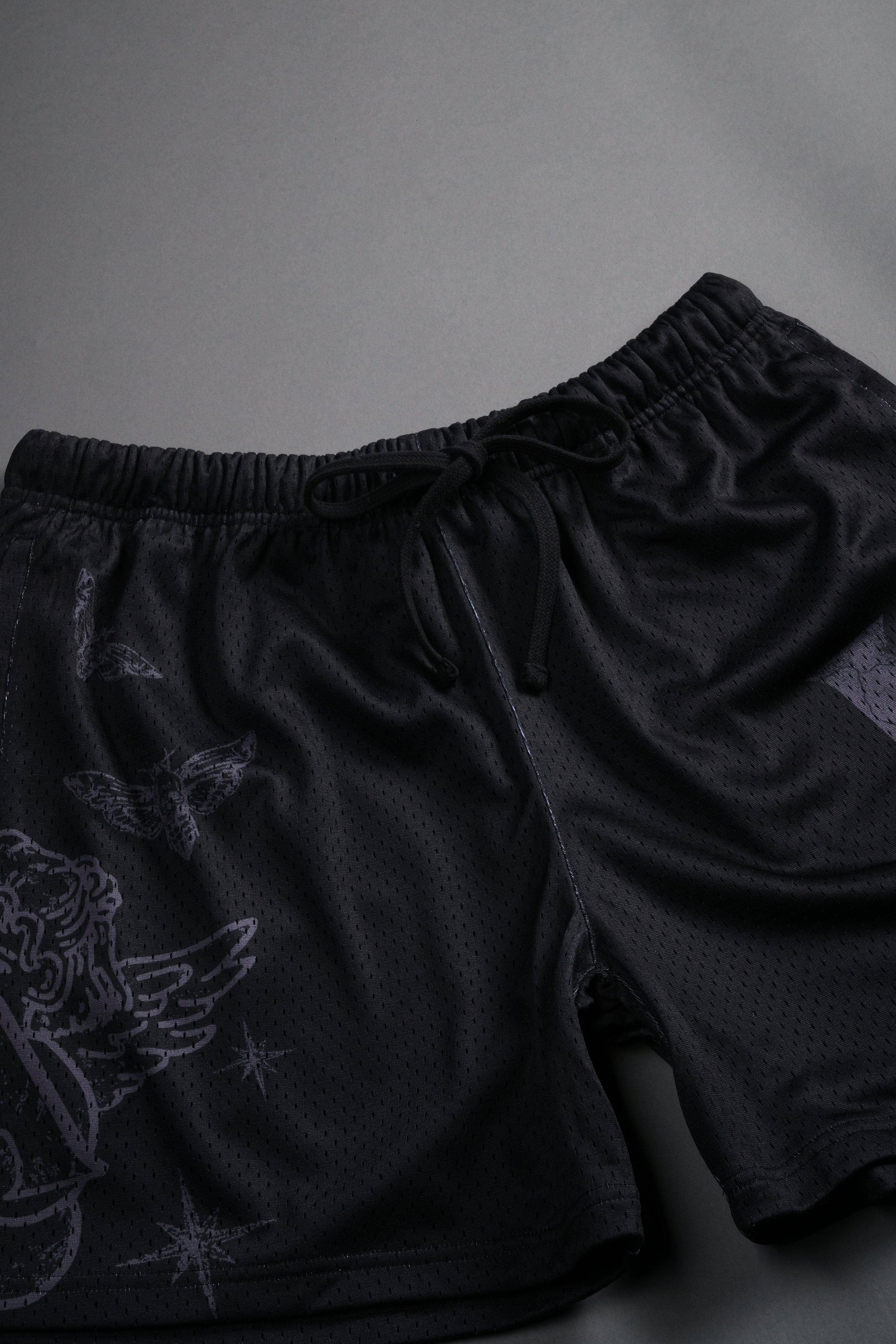 Homage To La Mesh Shorts in Black