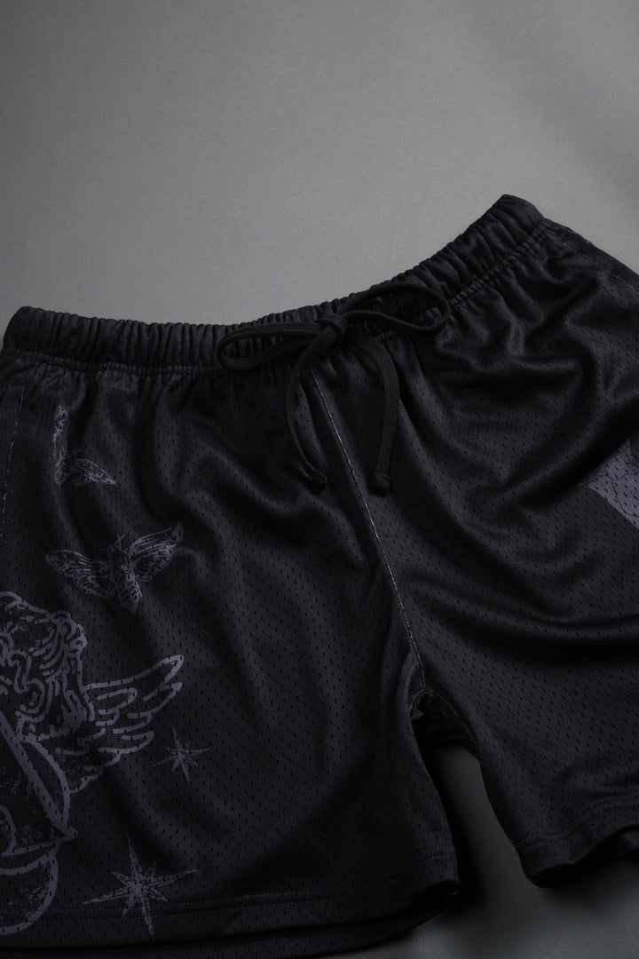 Homage To La Mesh Shorts in Black