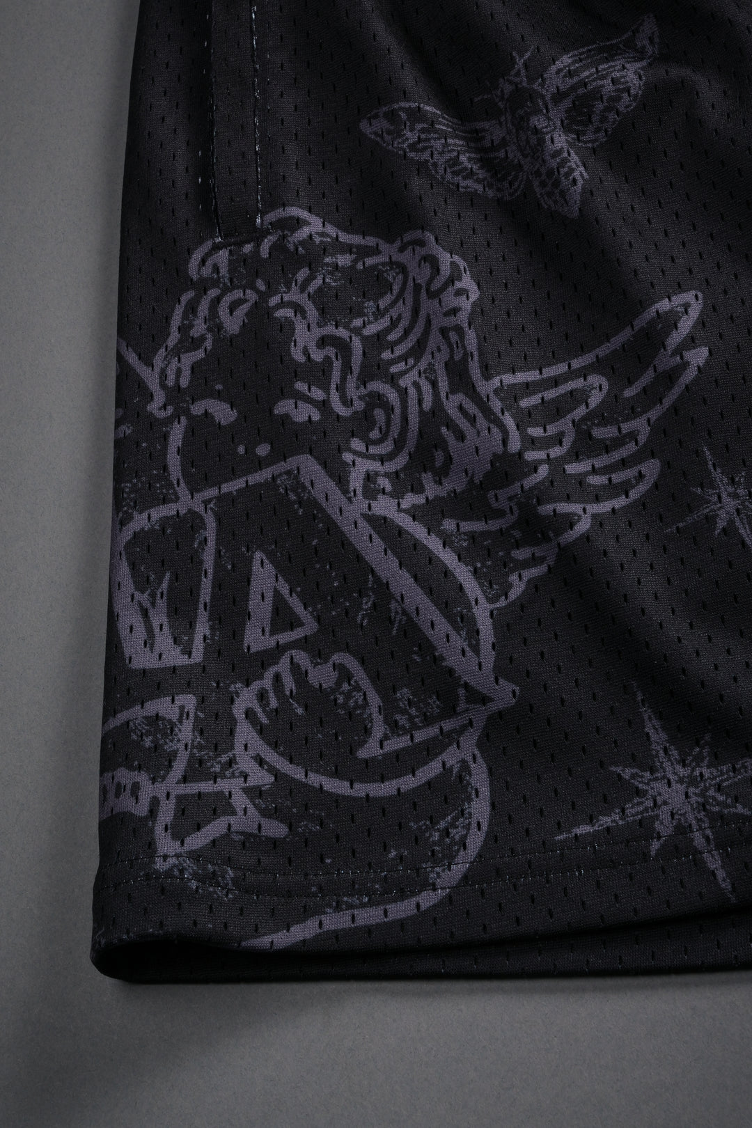 Homage To La Mesh Shorts in Black
