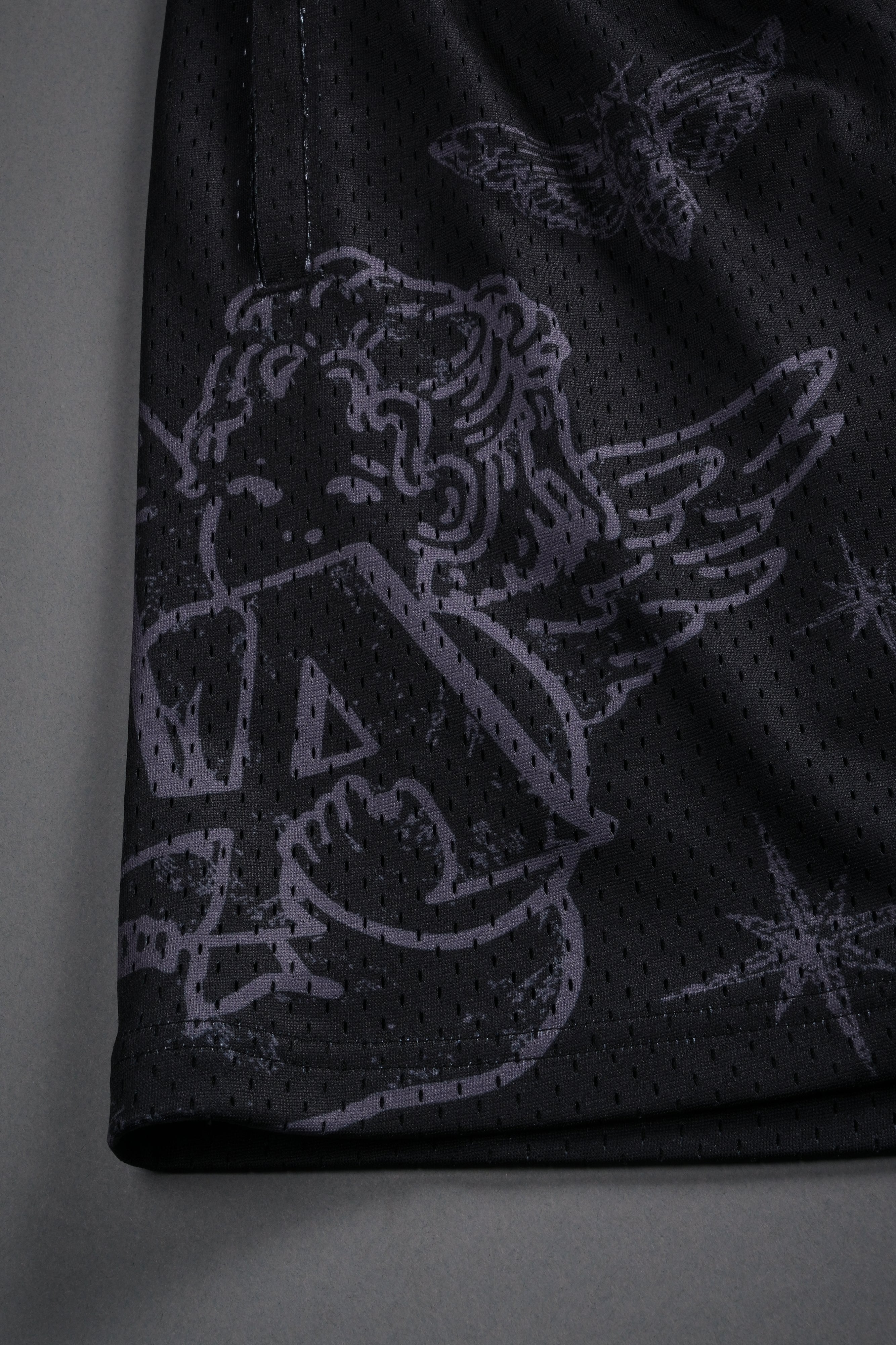 Homage To La Mesh Shorts in Black