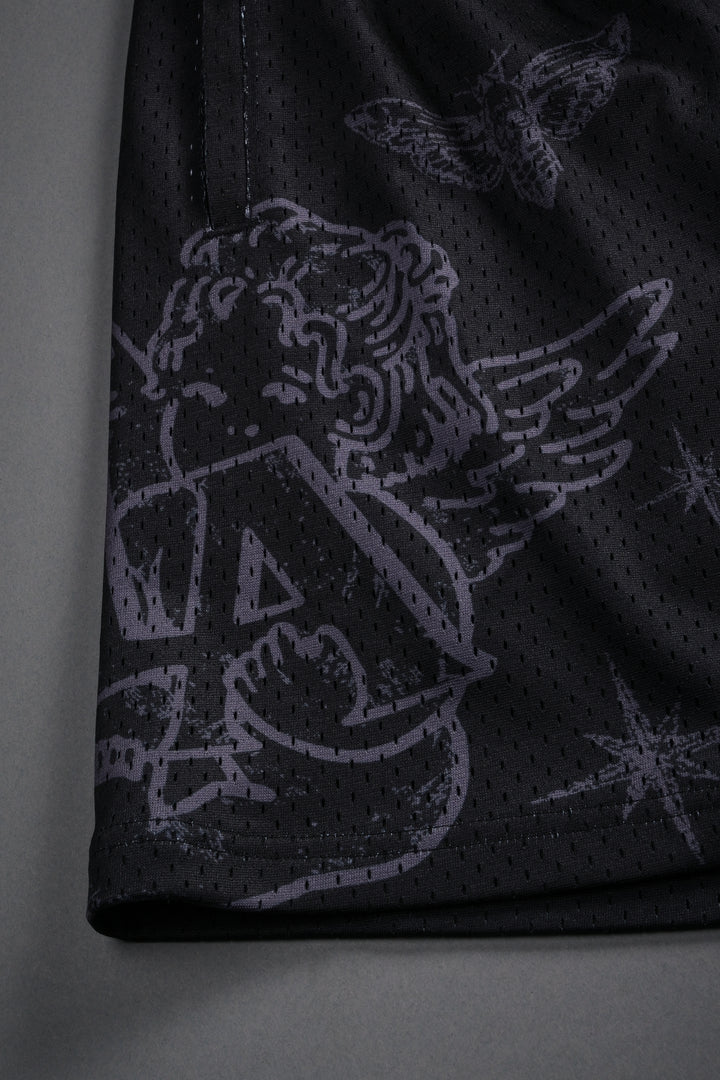 Homage To La Mesh Shorts in Black