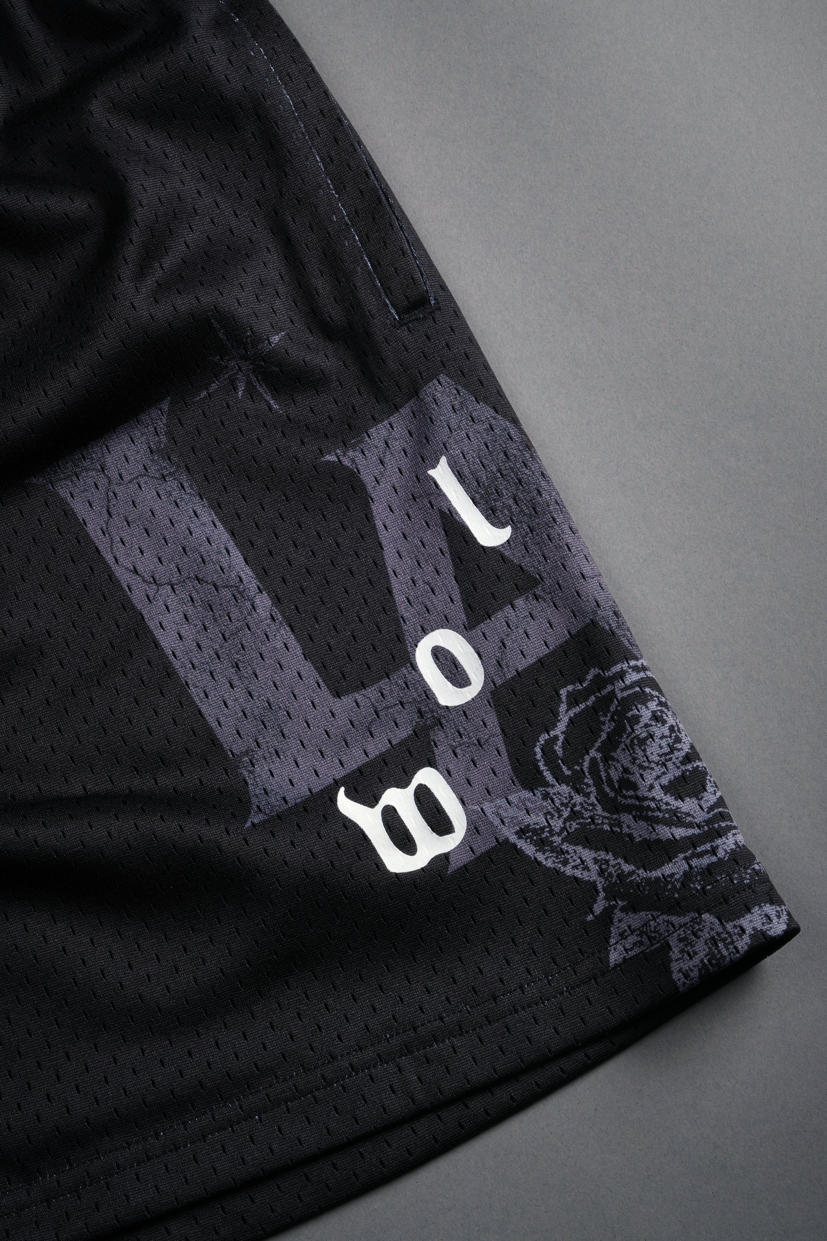 Homage To La Mesh Shorts in Black