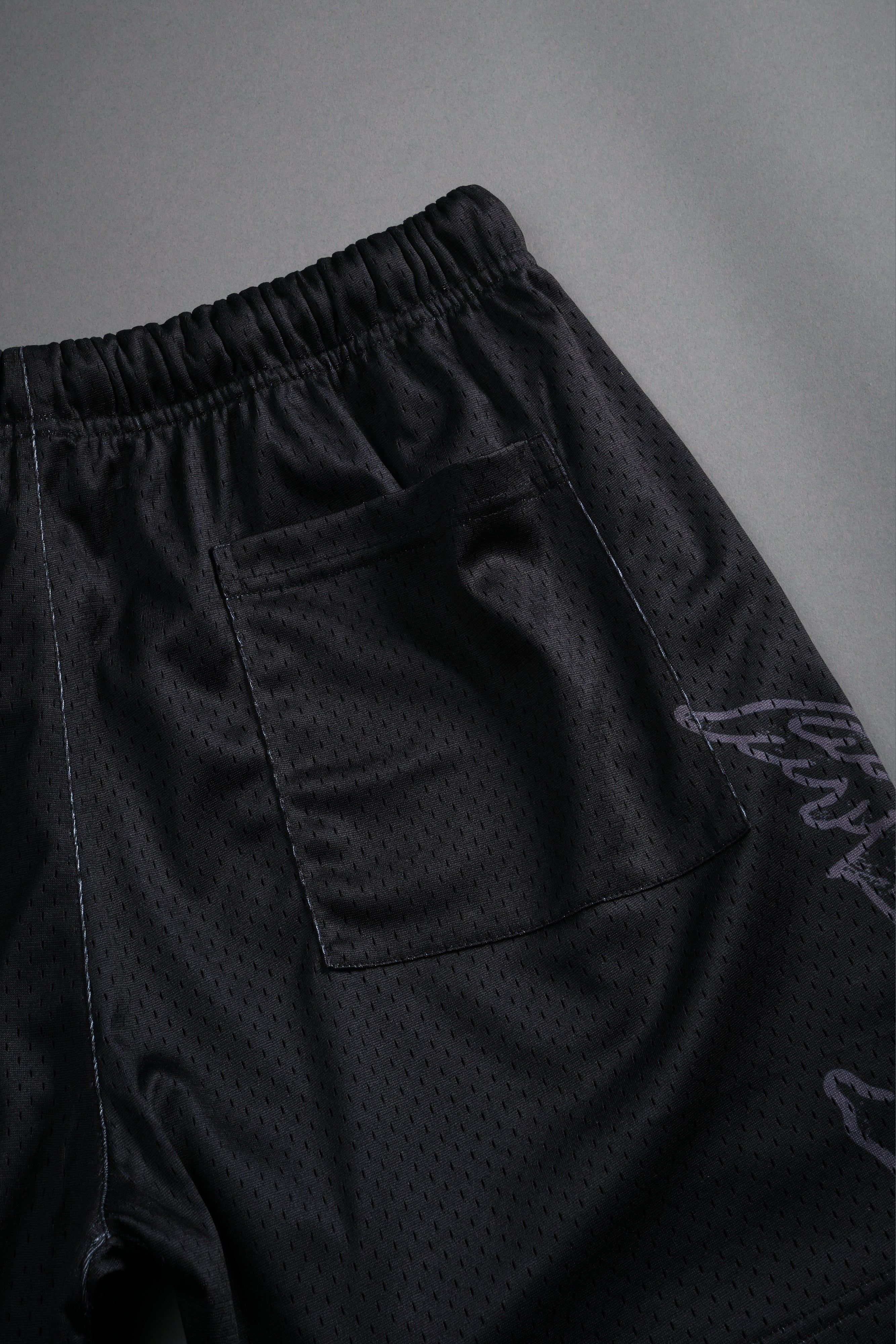 Homage To La Mesh Shorts in Black