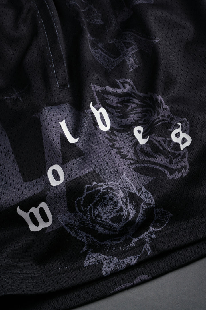 Homage To La Mesh Shorts in Black