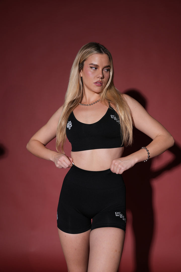 Journey Everson Seamless "Training" Shorts in Black