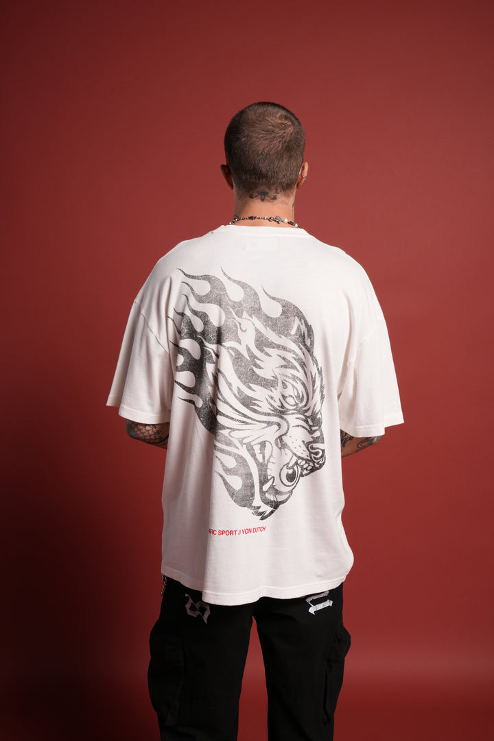 Von Darc Premium Oversized Tee in Cream